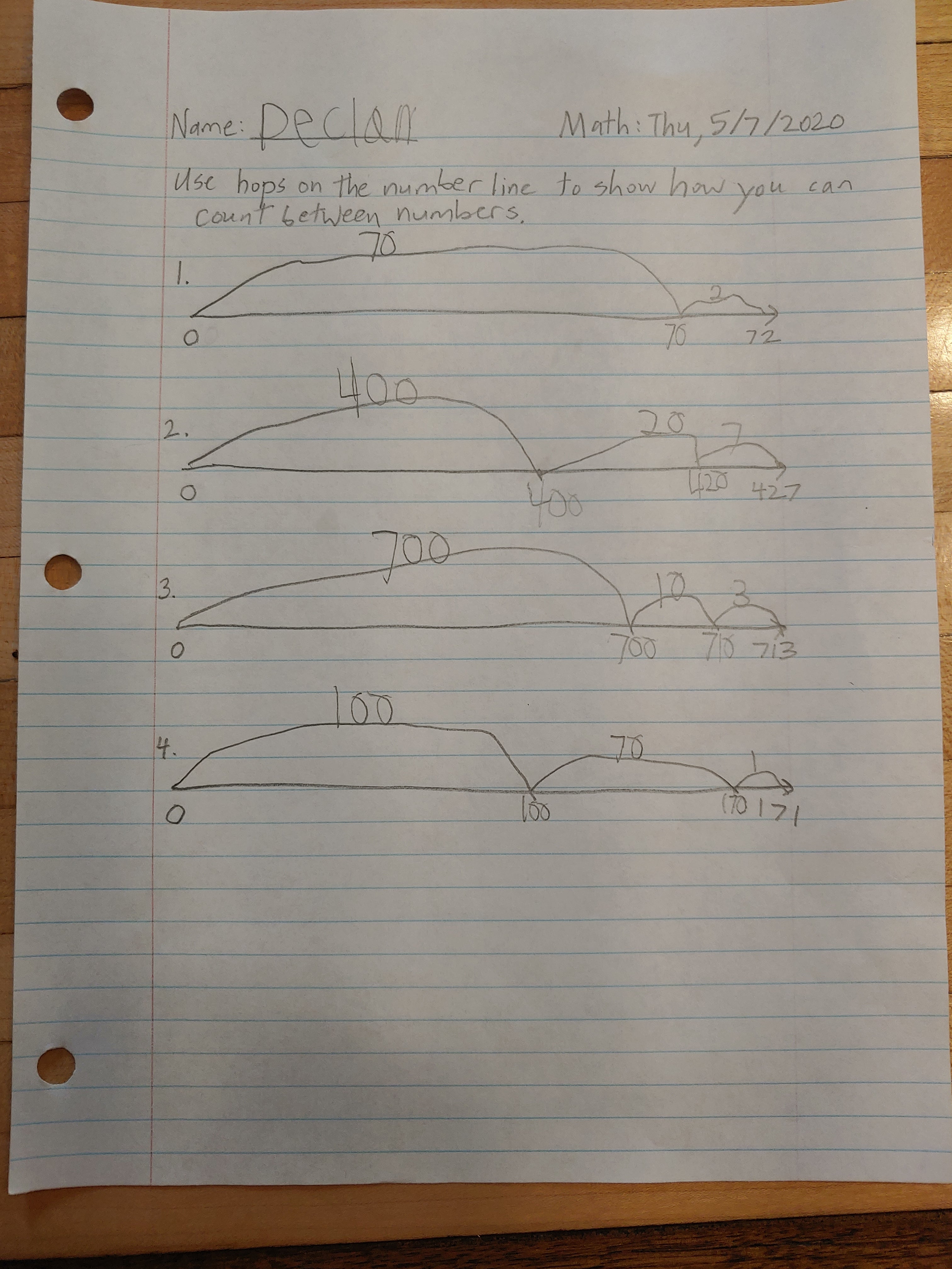 declan's homework