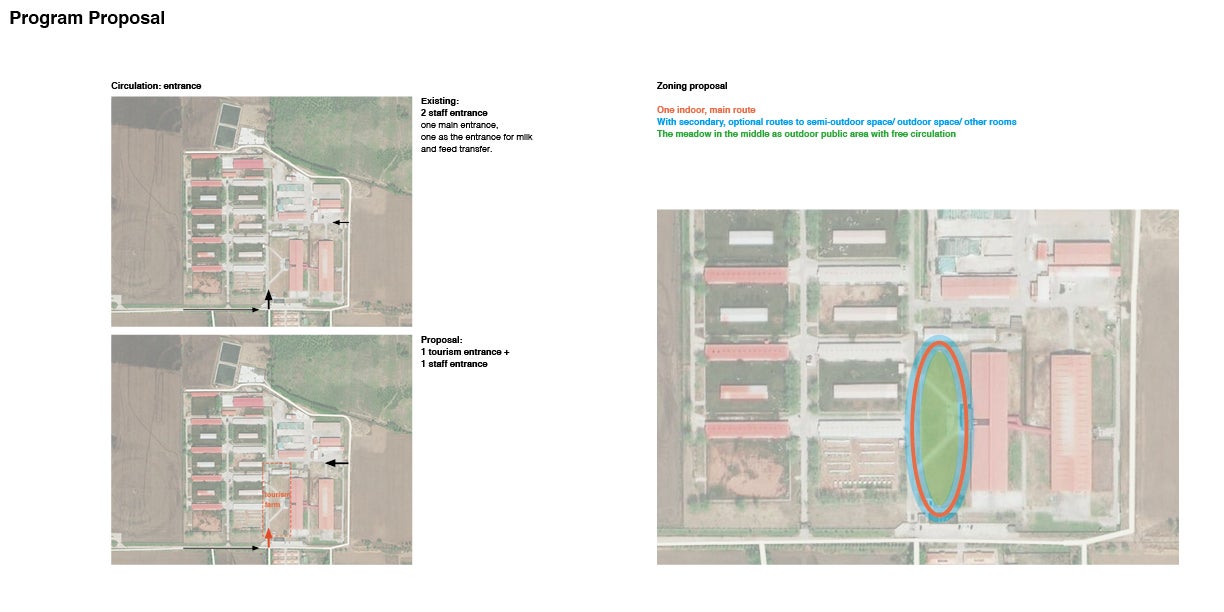 program: entrance and zoning