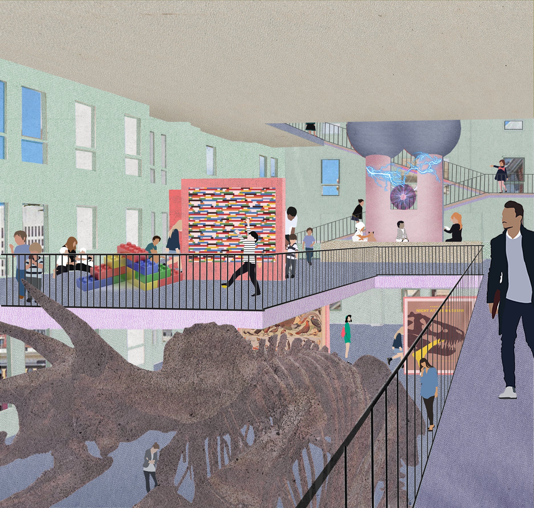 Render of the exploratorium 