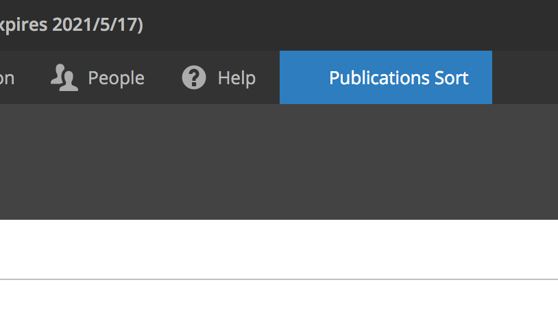 Publication Sort