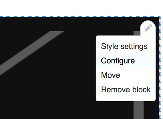 Pencil menu