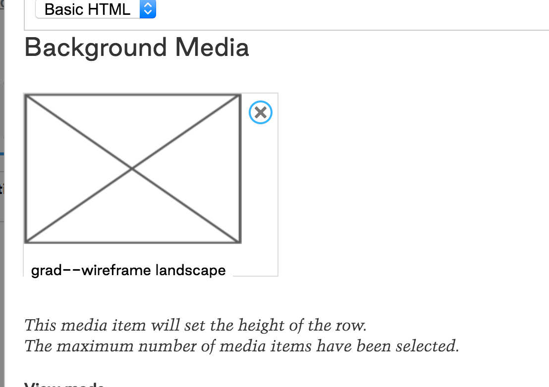 Background media