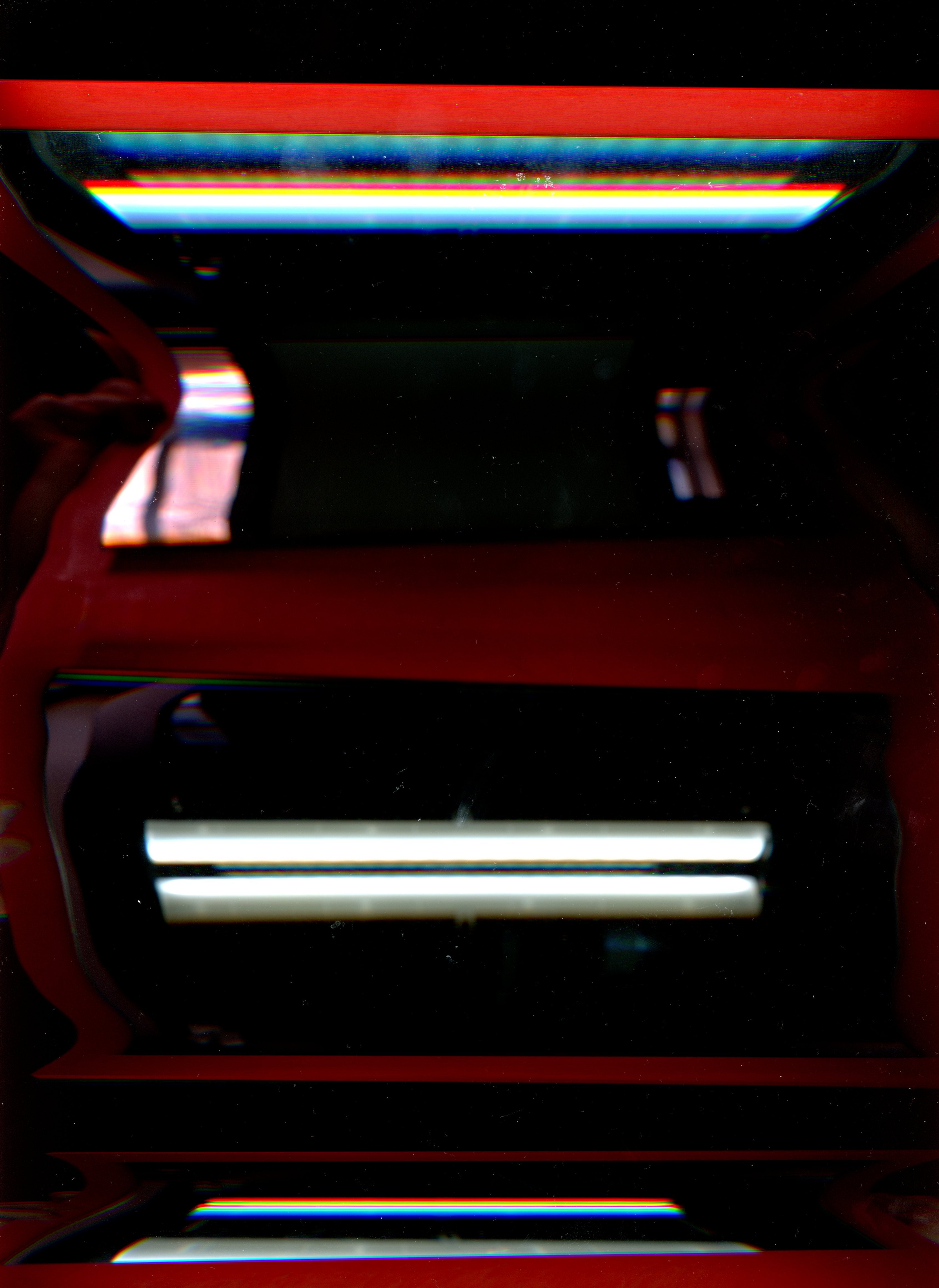 Scanner + Mirror, Self Portrait