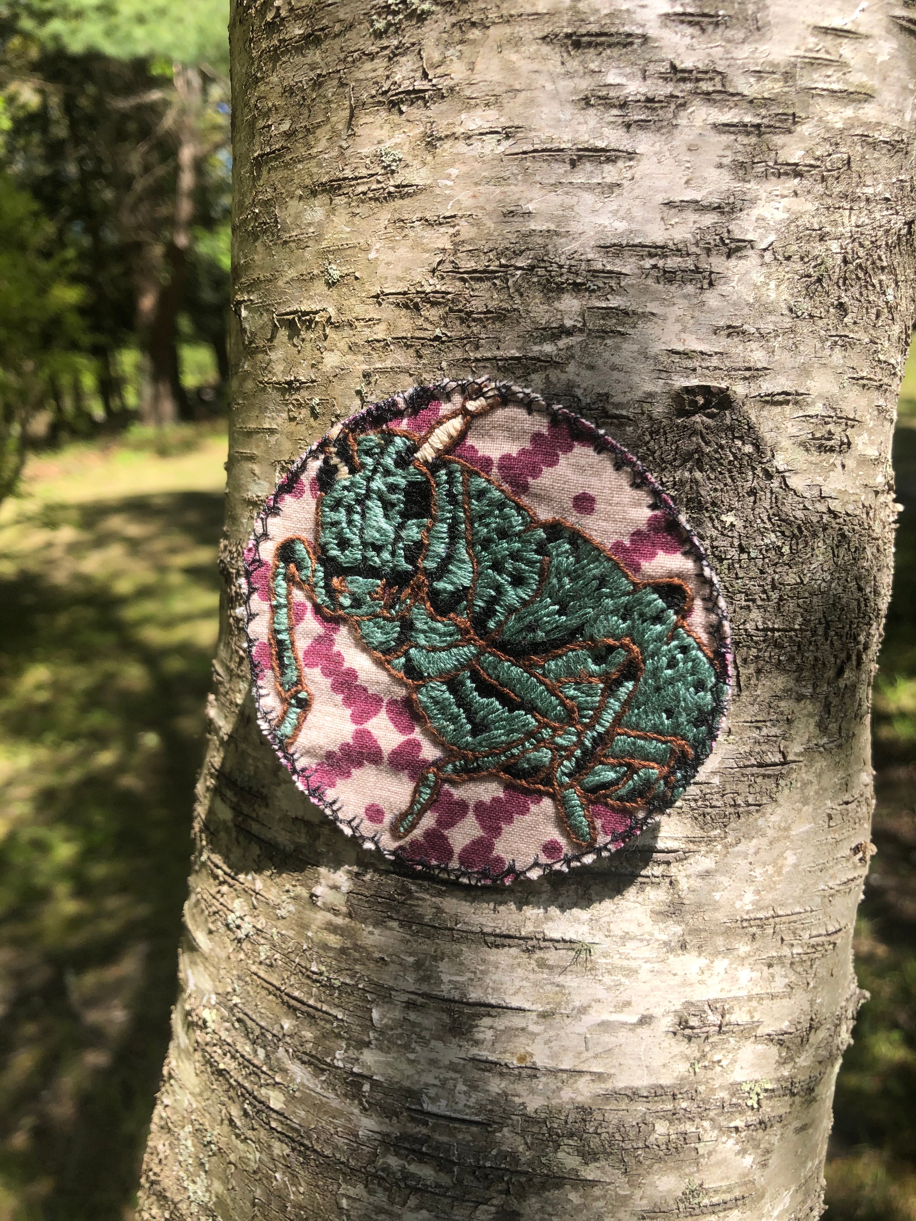 Fabric work by Natasha Bento