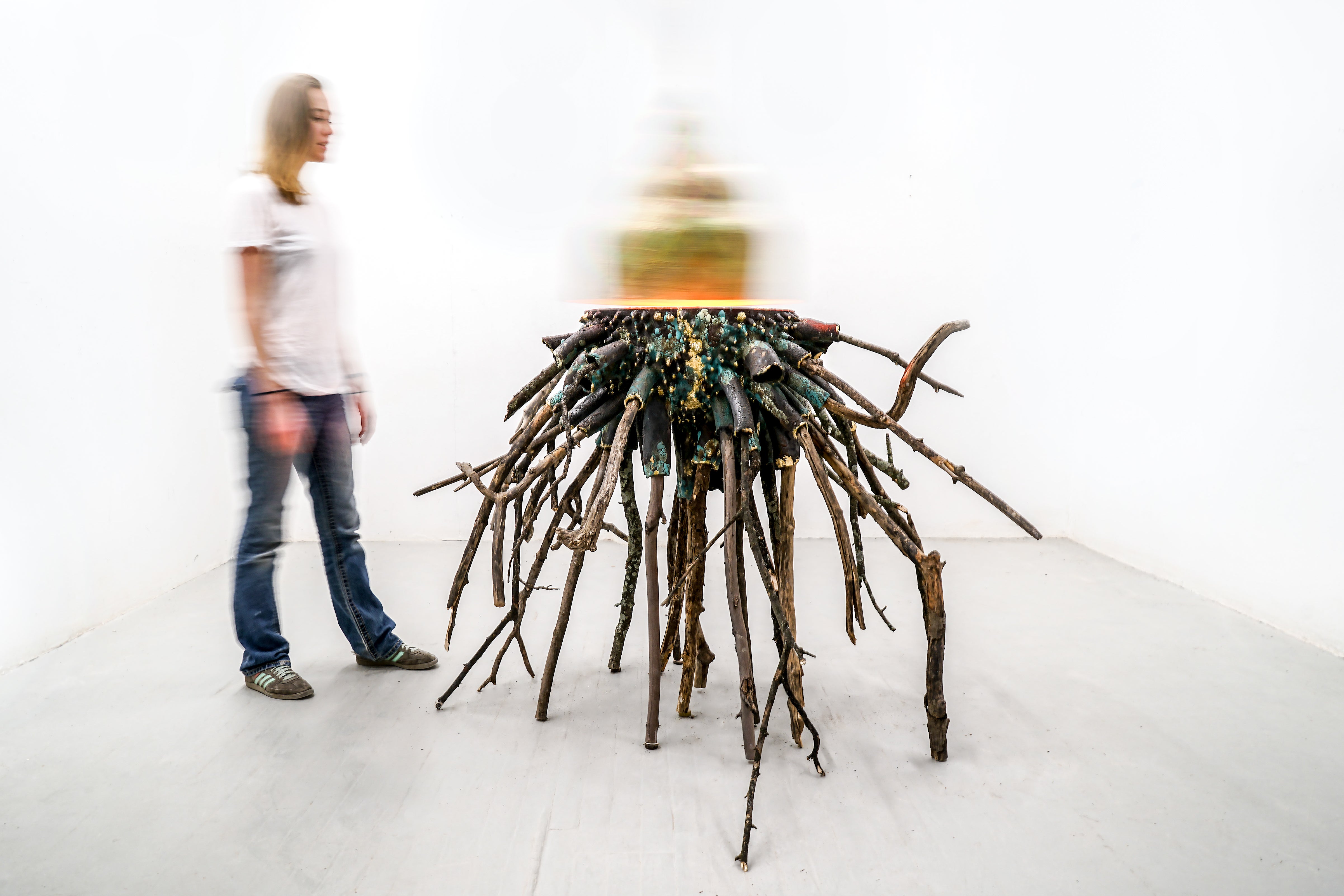 Ceramic piece by Nikako Kanamoto