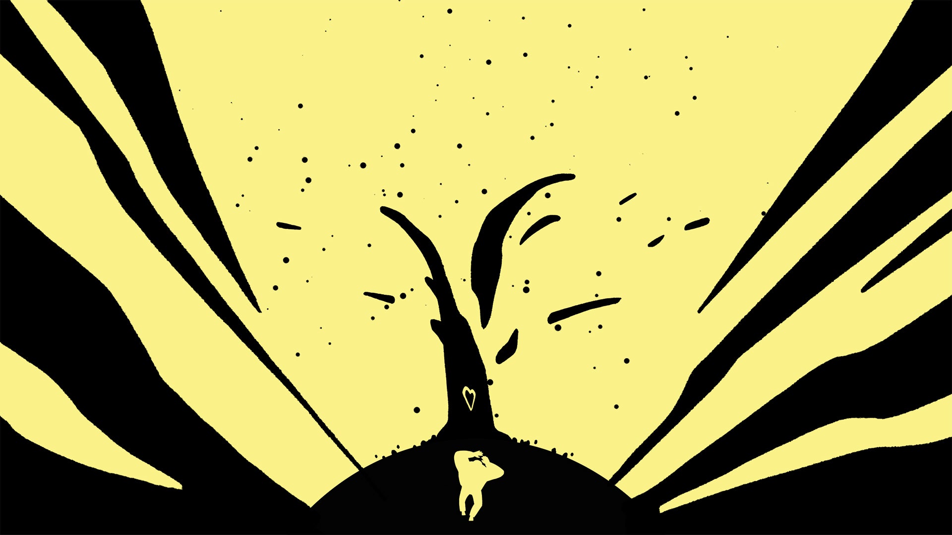 Still from senior thesis film, "Woodrow and Willow"