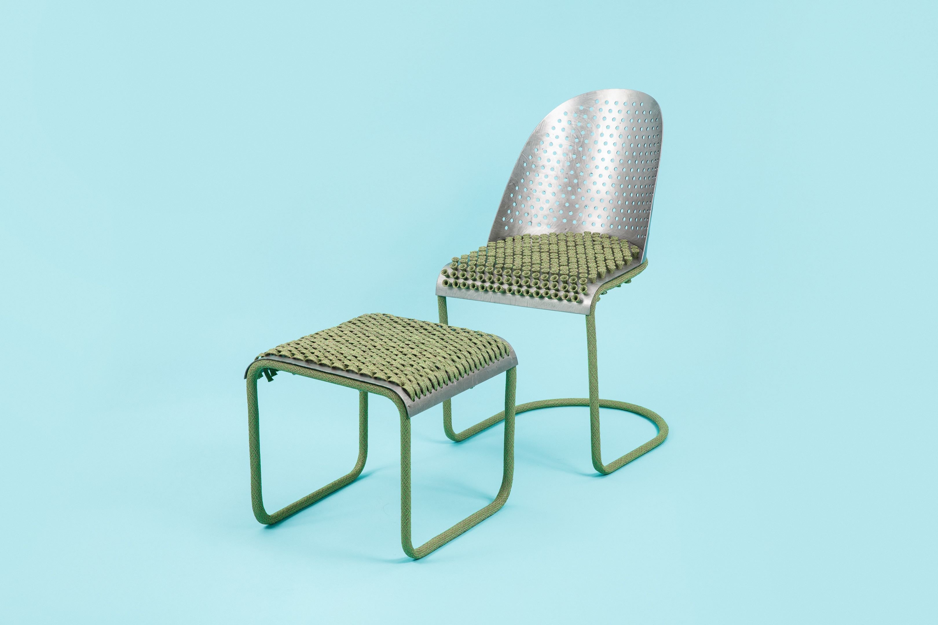 Cable Chair and Footrest set