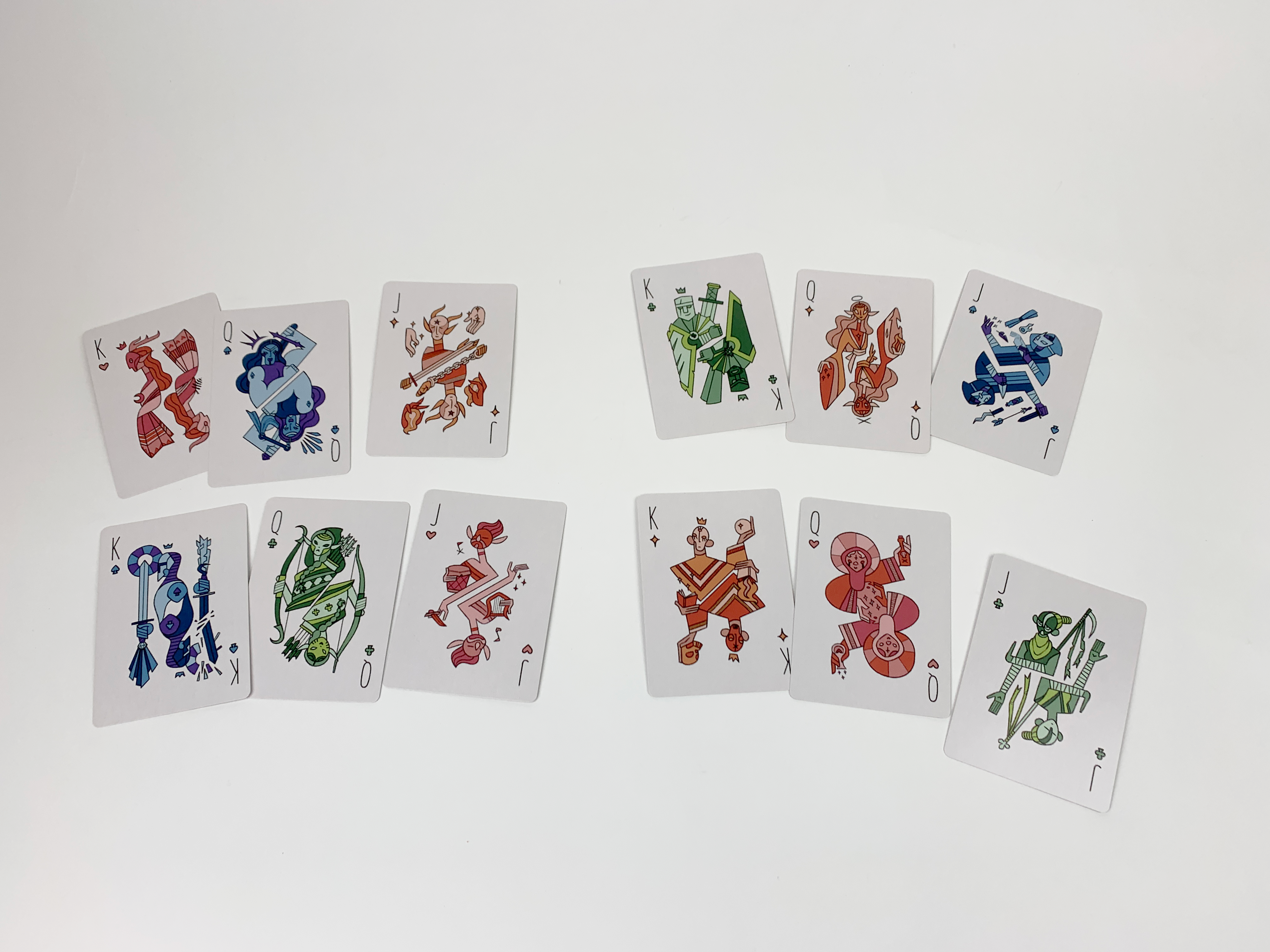 Playing card designs