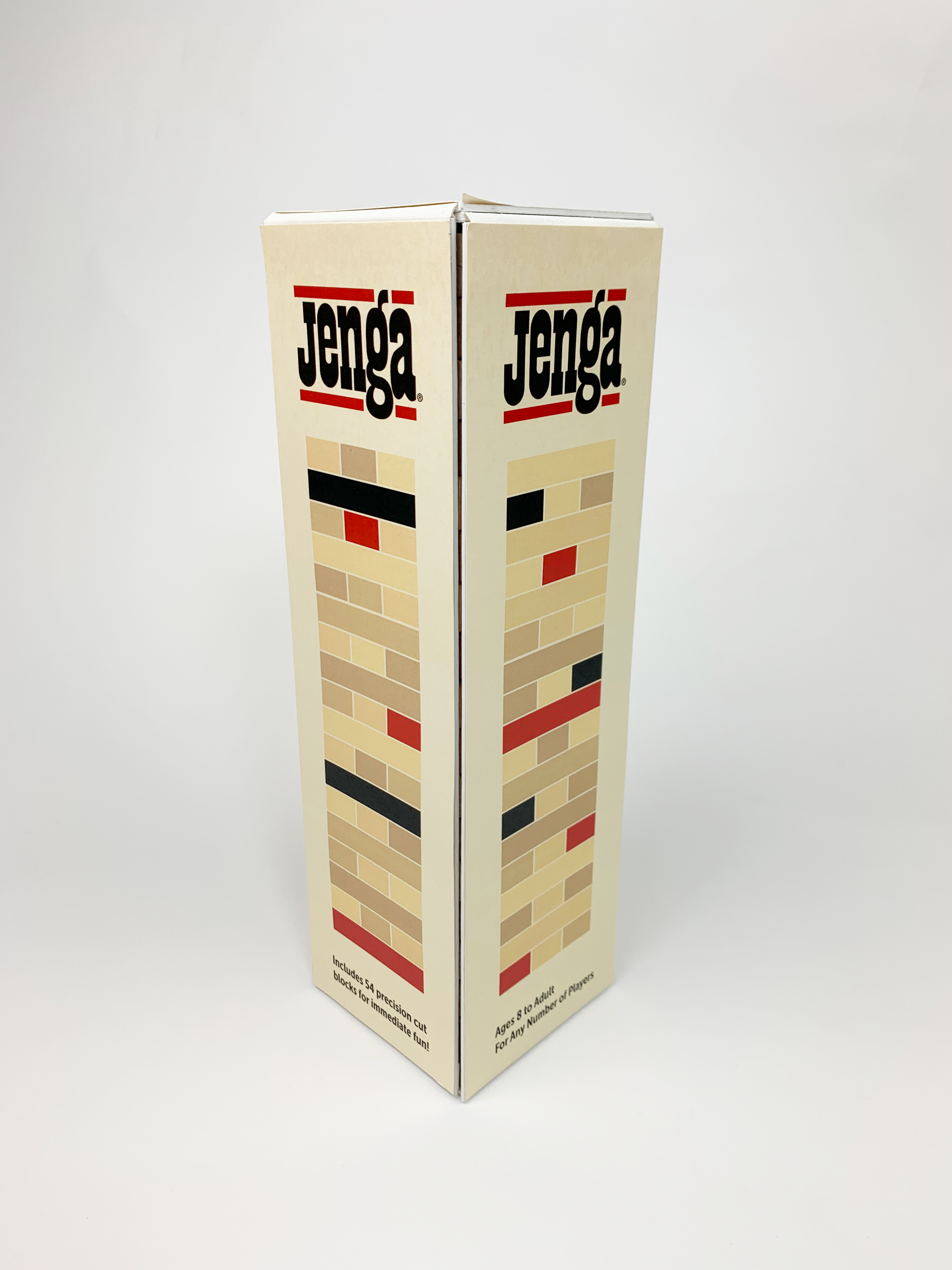 Jenga game packaging