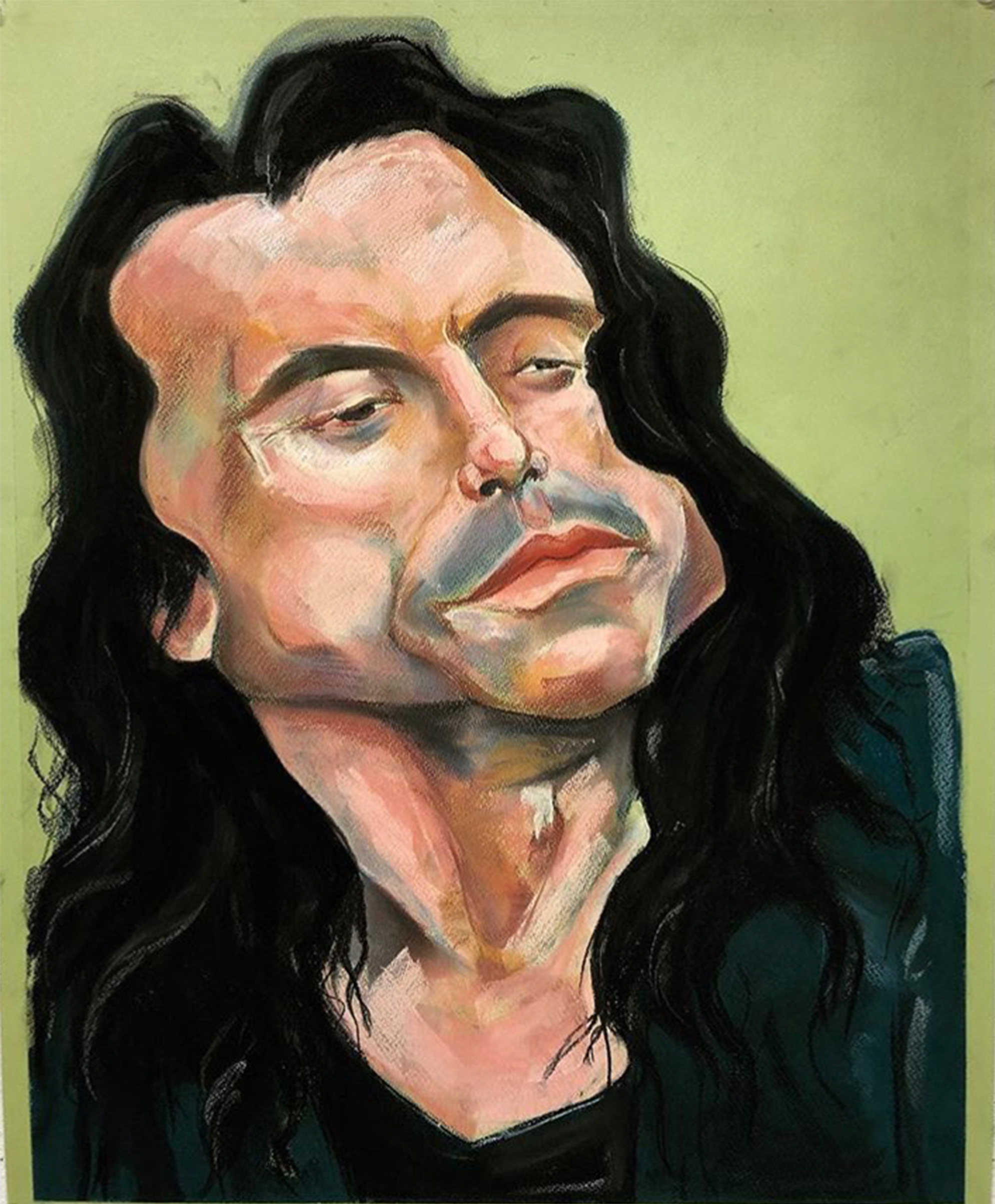 caricature of a man