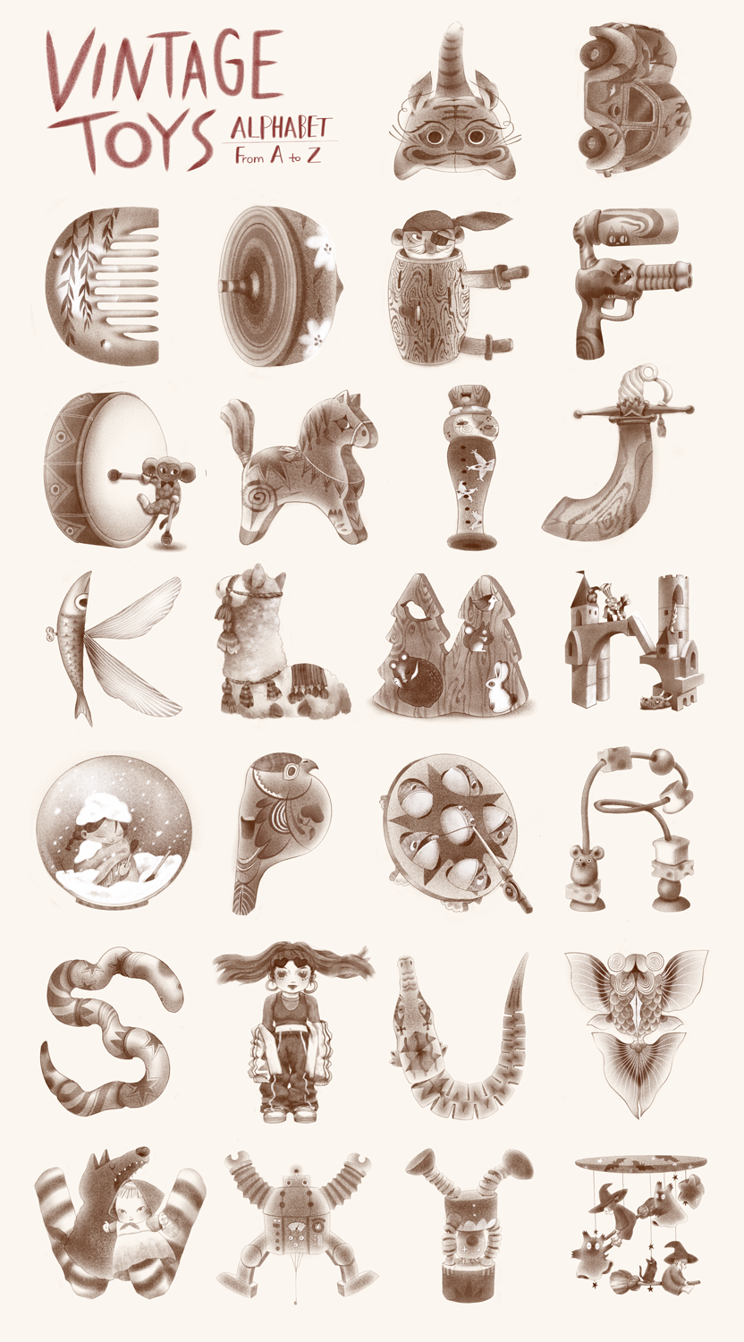 Illustration project by Daimei Wu