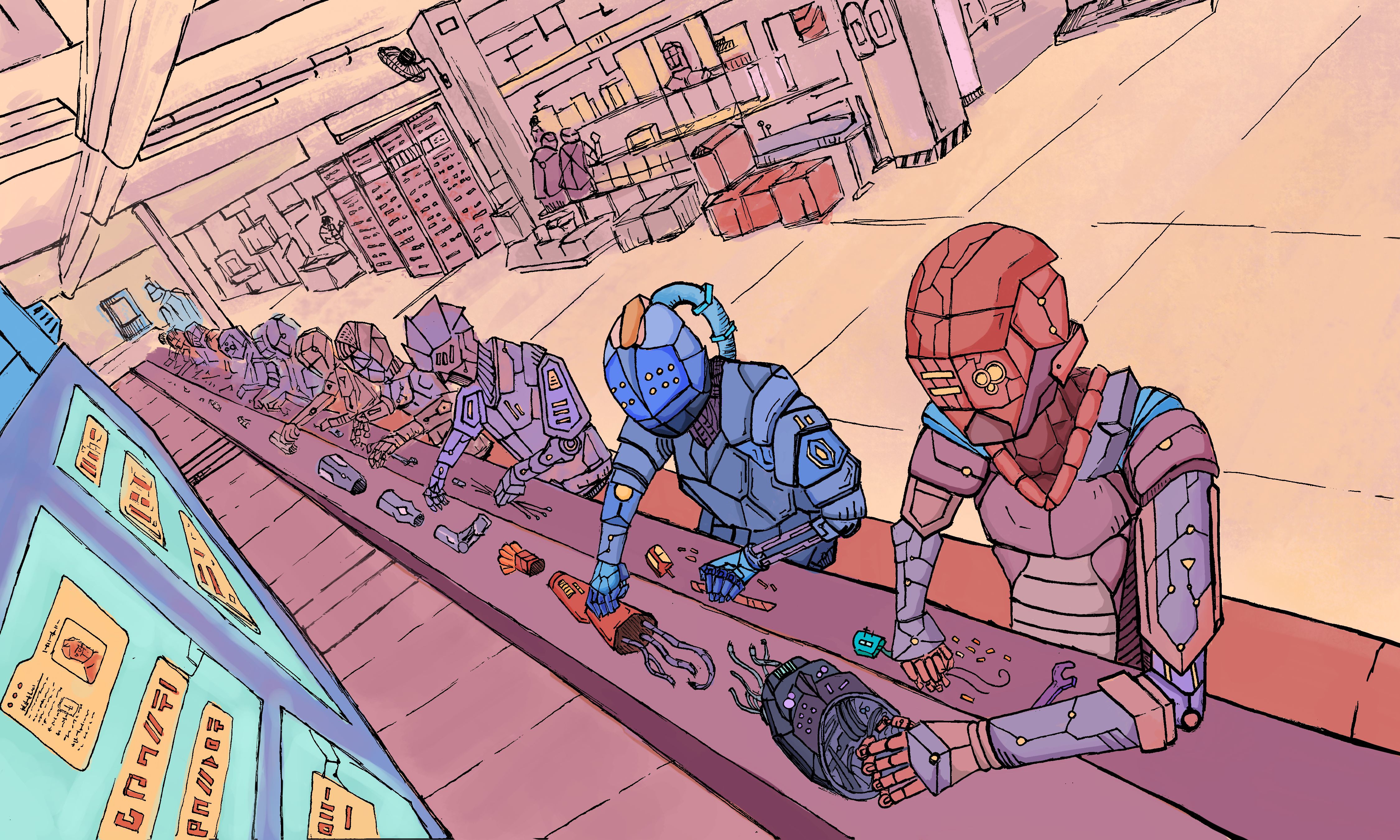 Illustration project by Rounak Bhunia