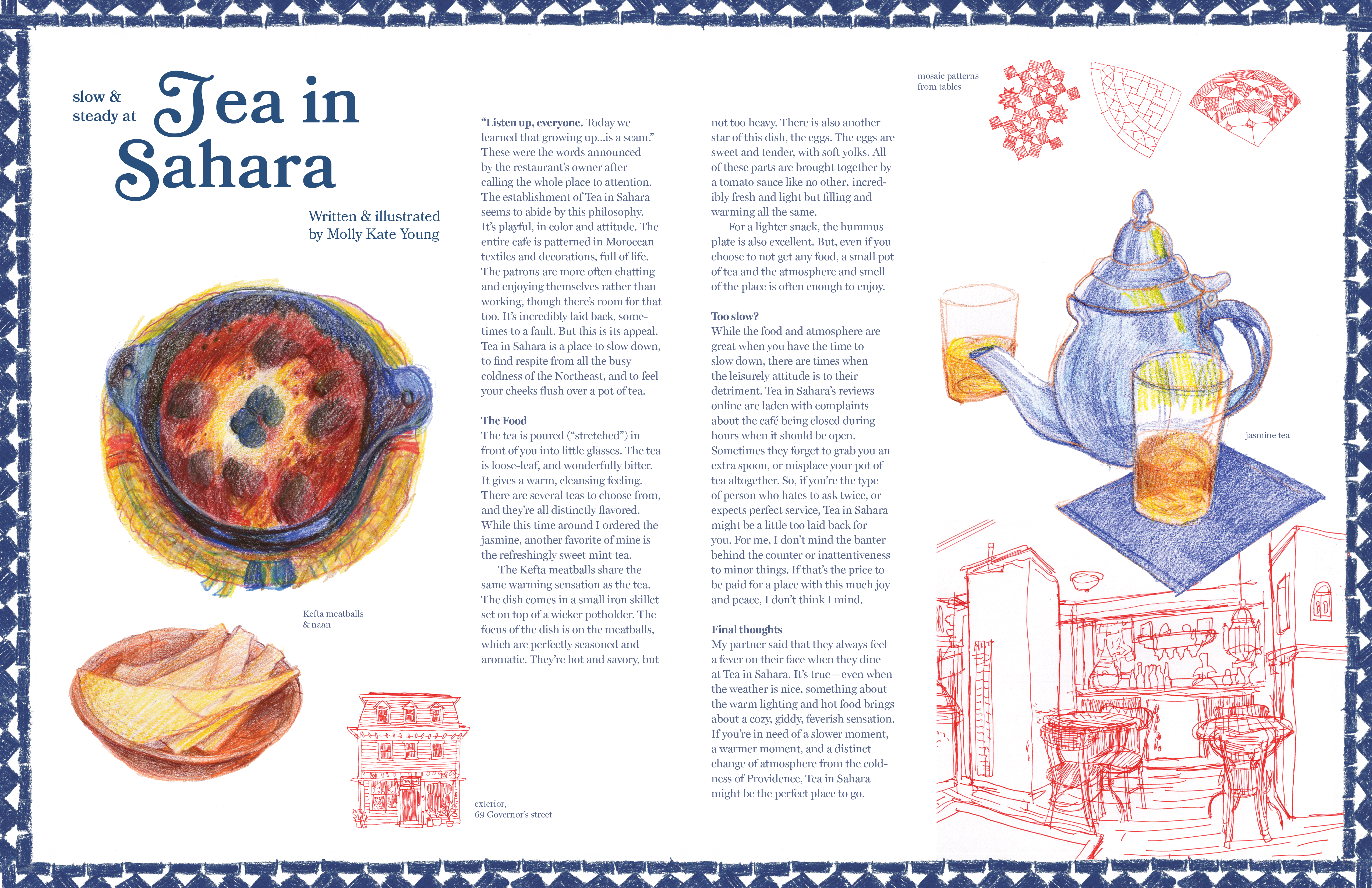 Illustration project by Molly Kate Young
