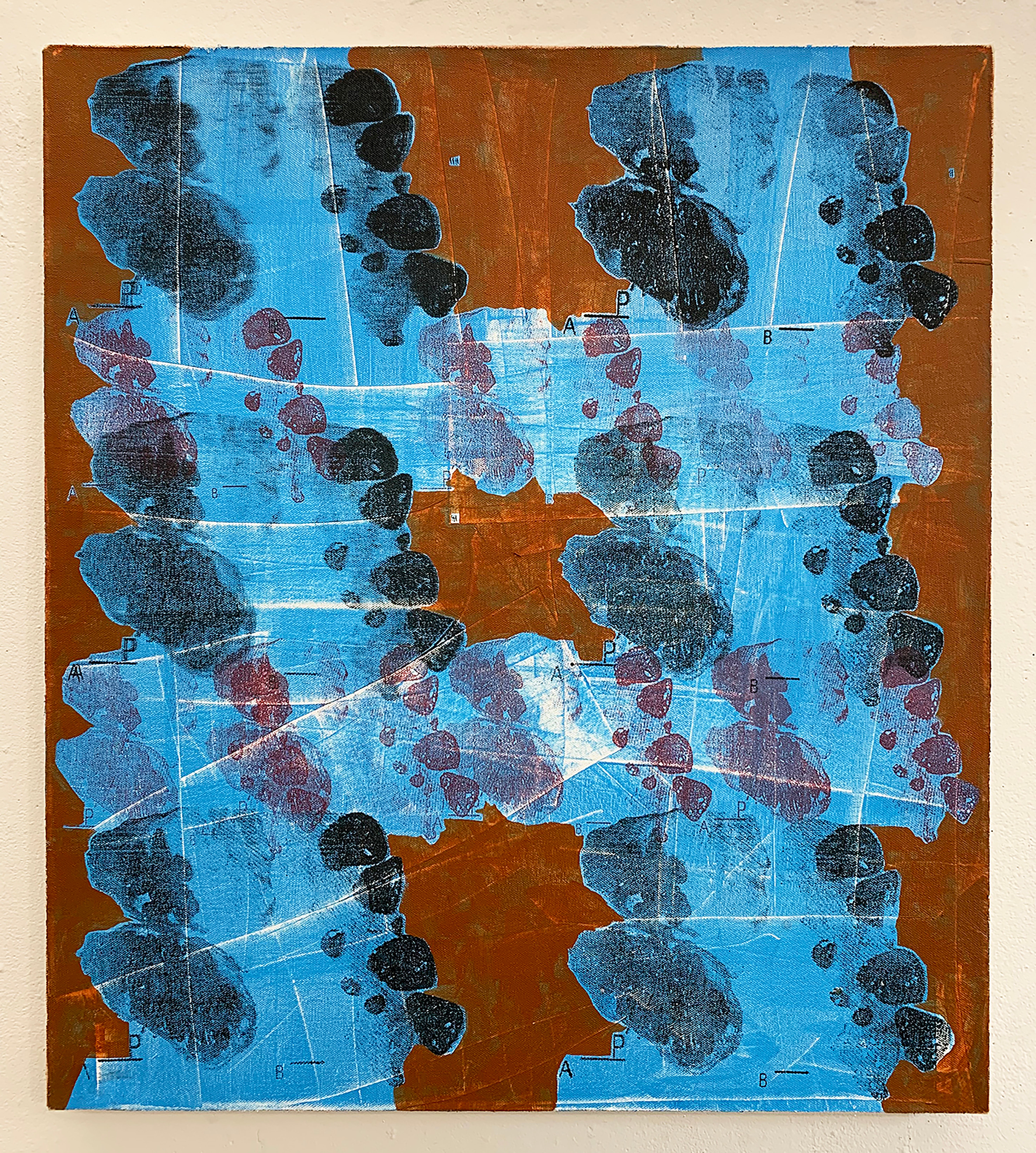 Mixed media work by Ji Won Cha