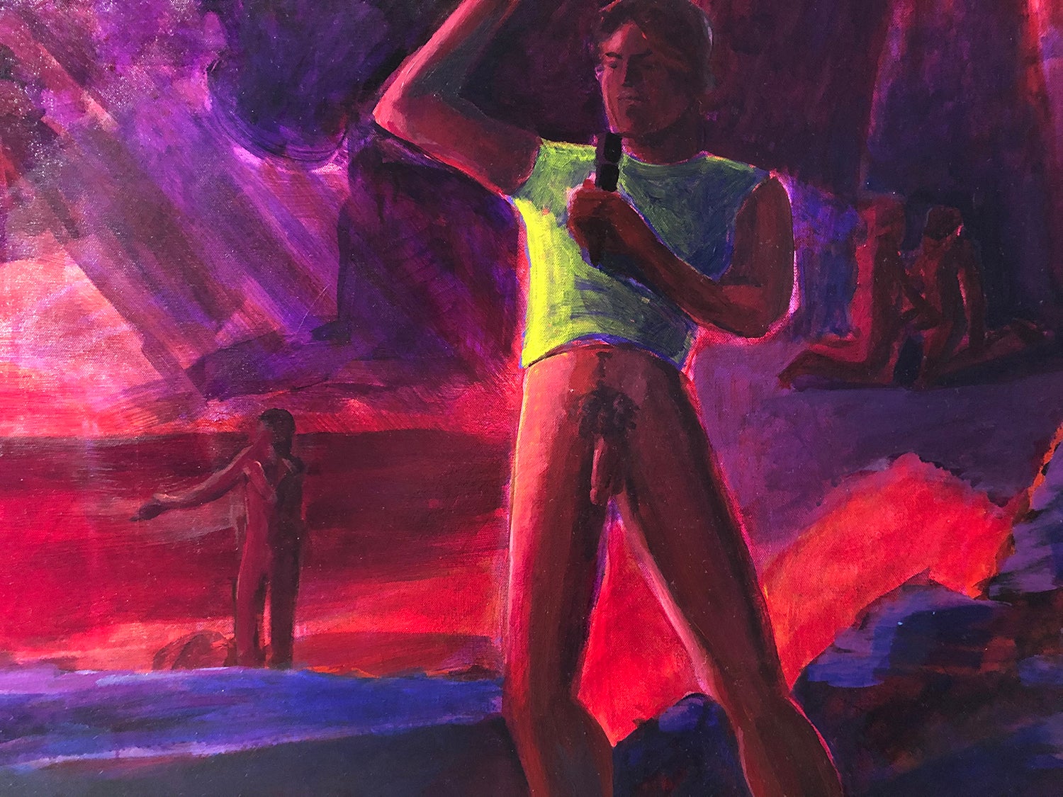 Painting by Bradley McCrary