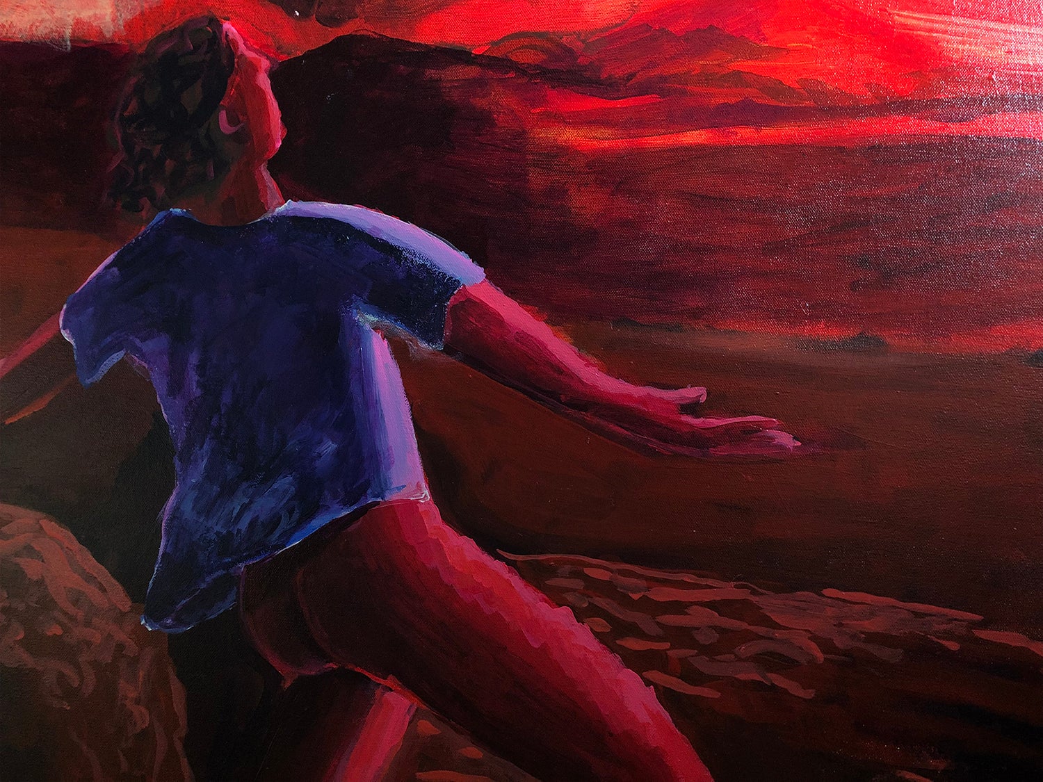 Painting by Bradley McCrary