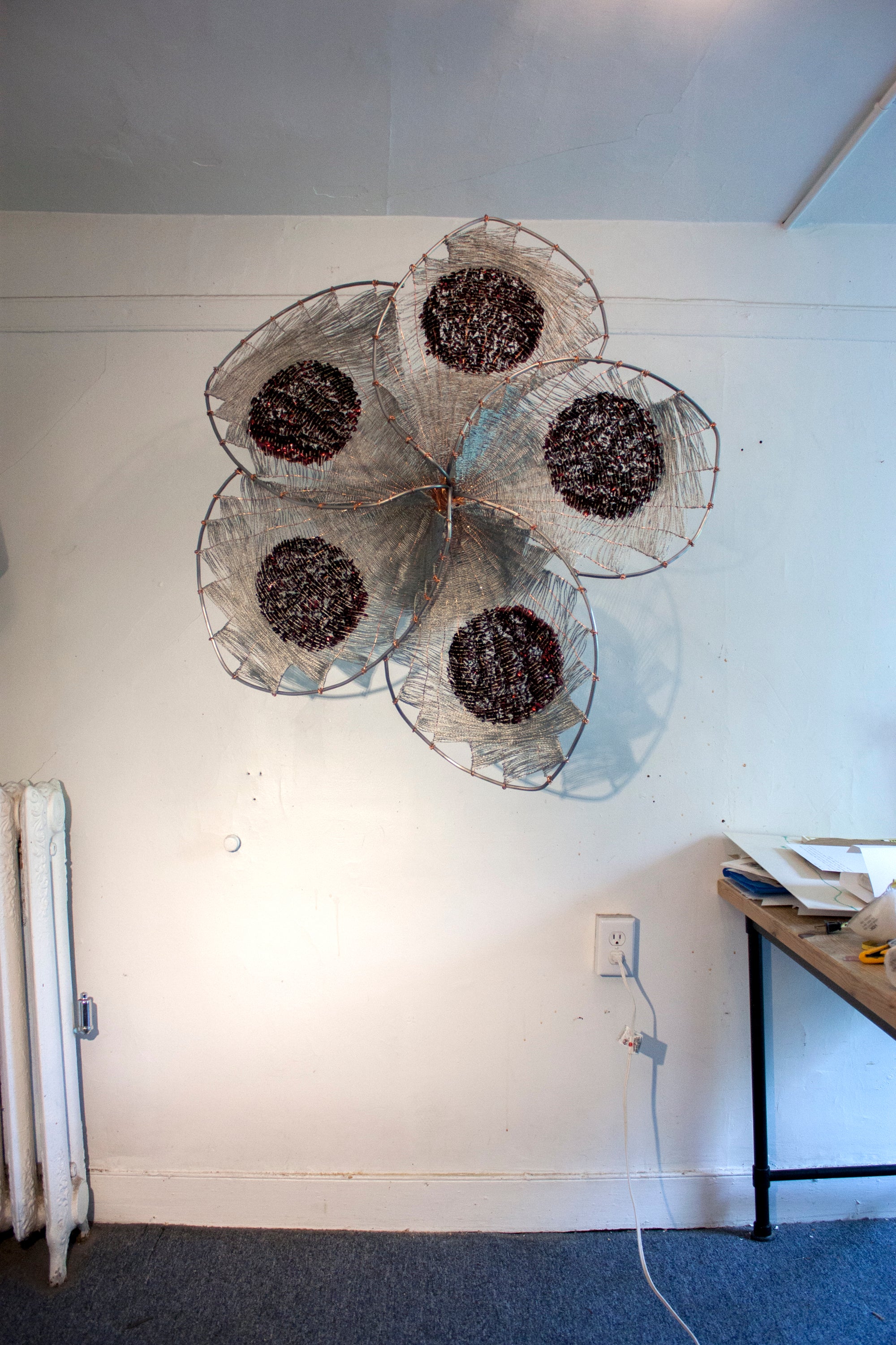 Mixed media work by Francisco Rocha Salazar