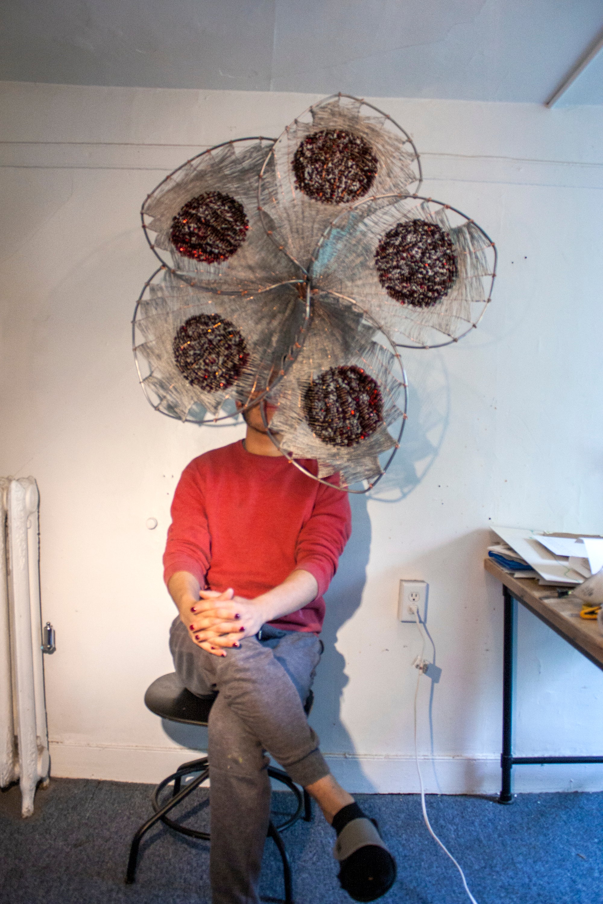 Mixed media work by Francisco Rocha Salazar