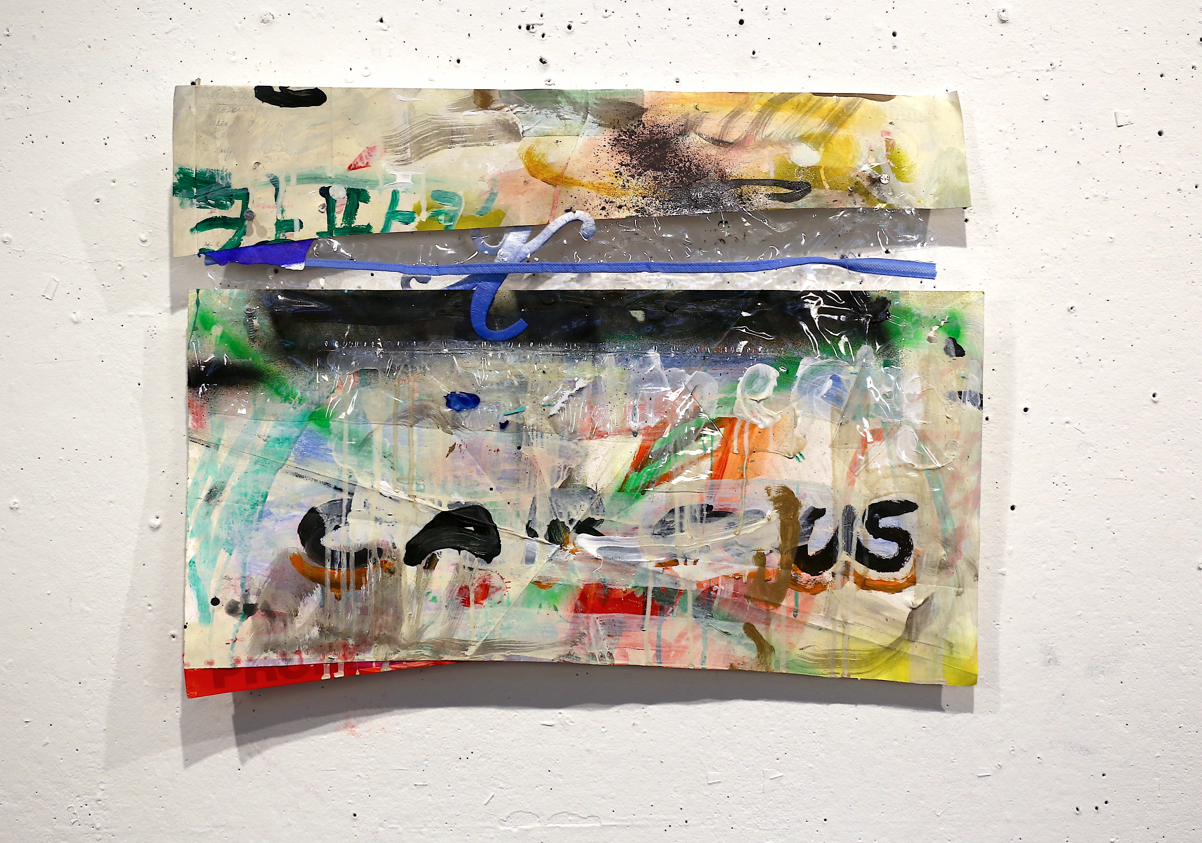 Mixed media work by Sam Go