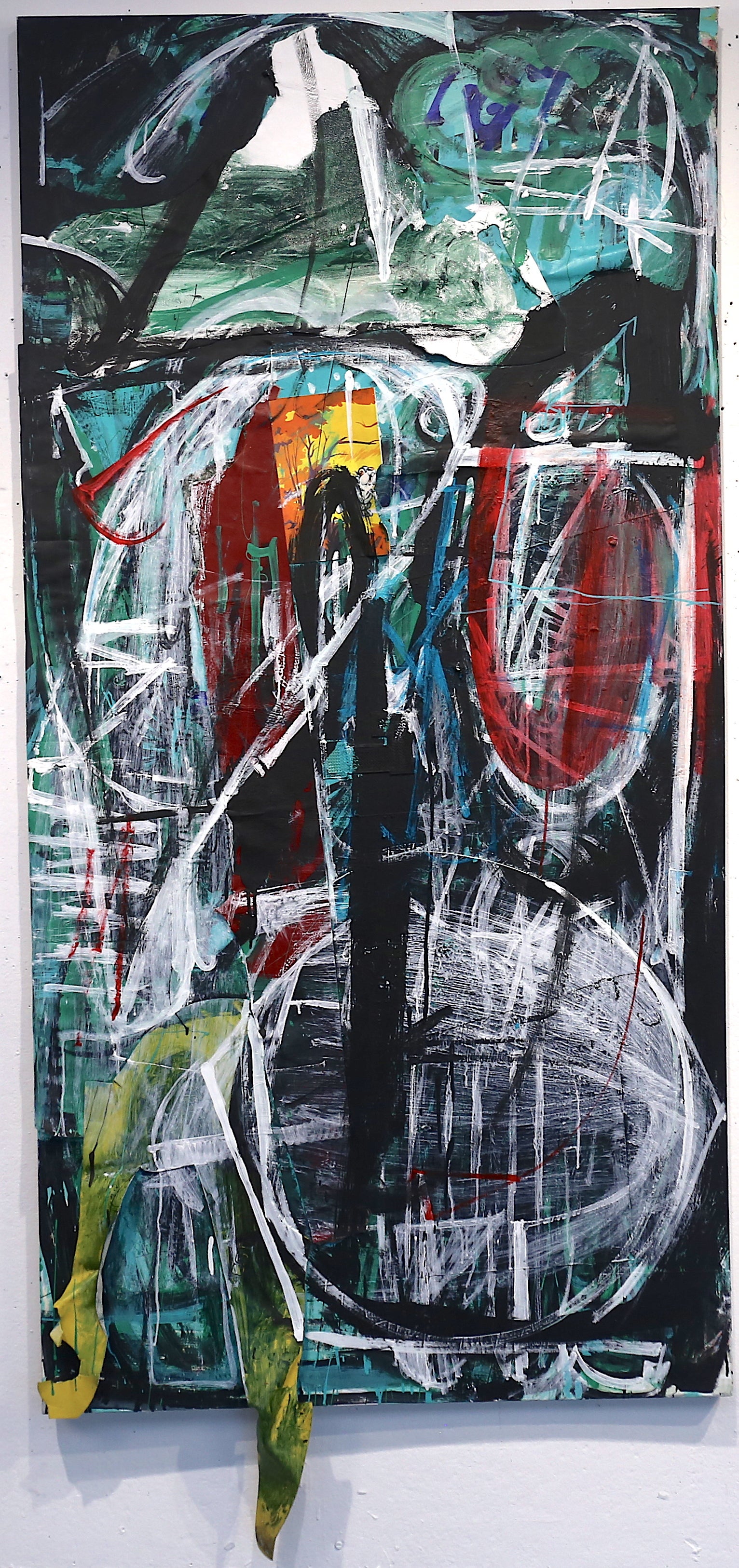 Mixed media work by Sam Go