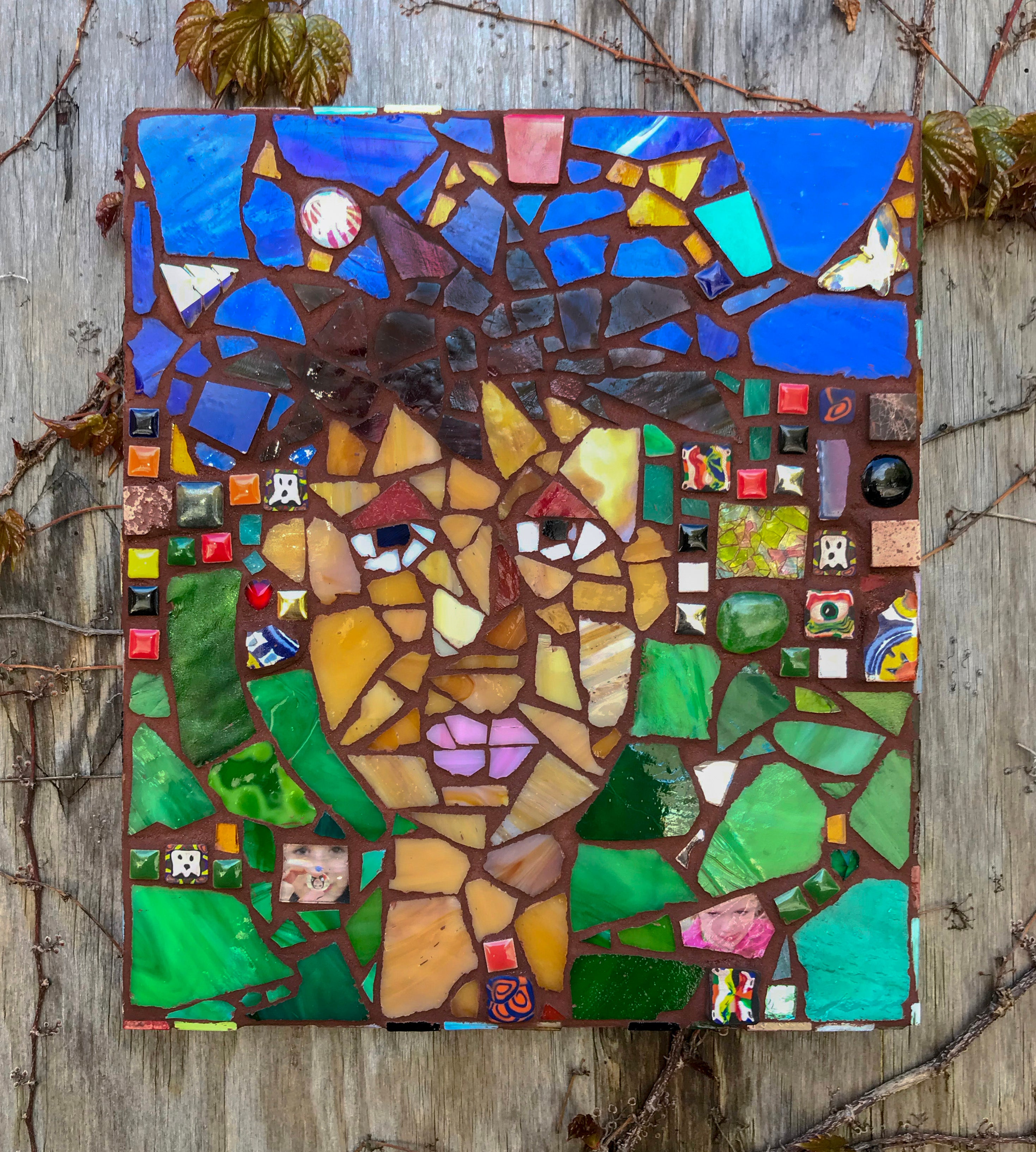 Mixed media work by Mia Scarpa