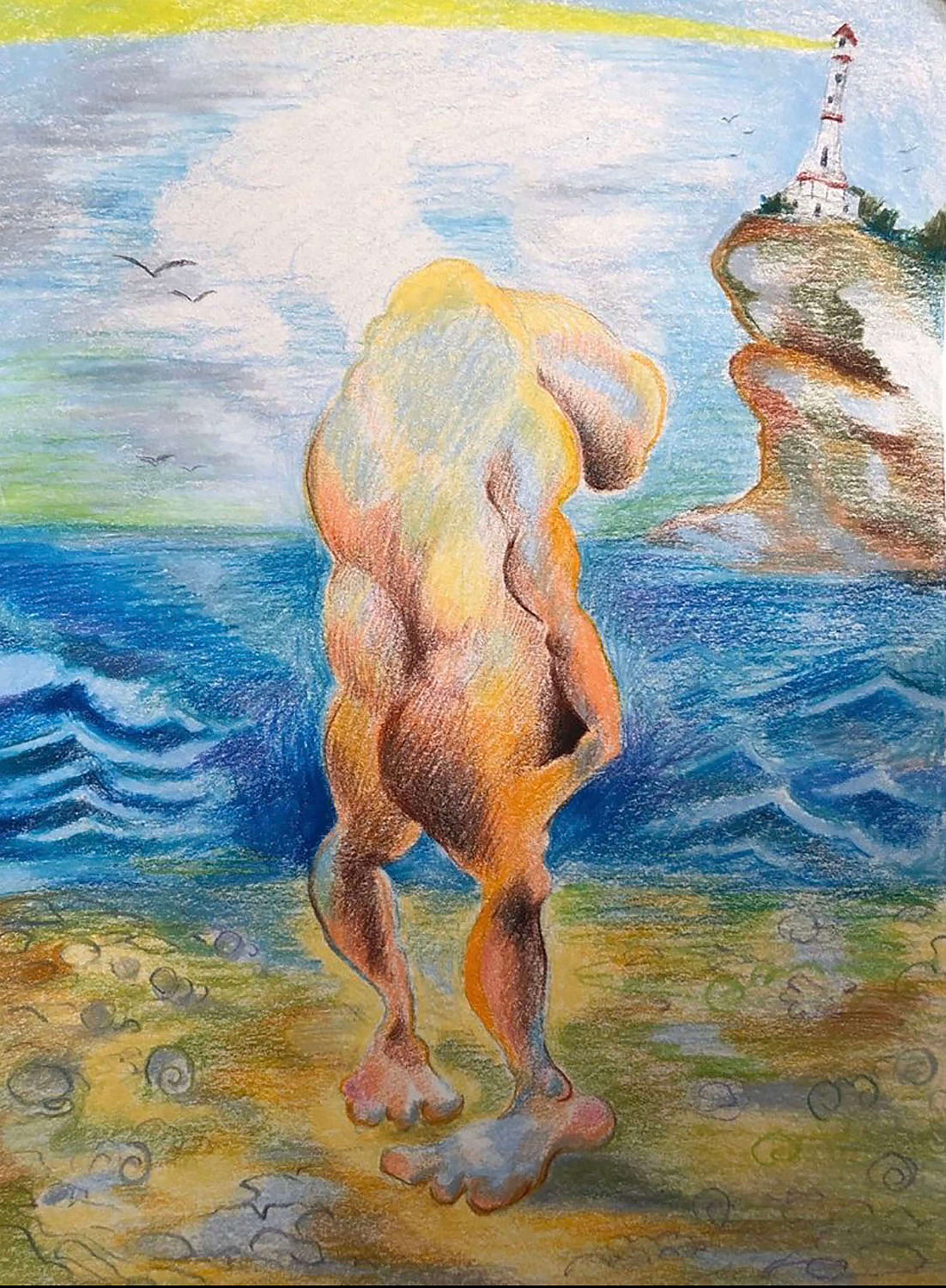 Mixed media work by Yan Diego Wilson