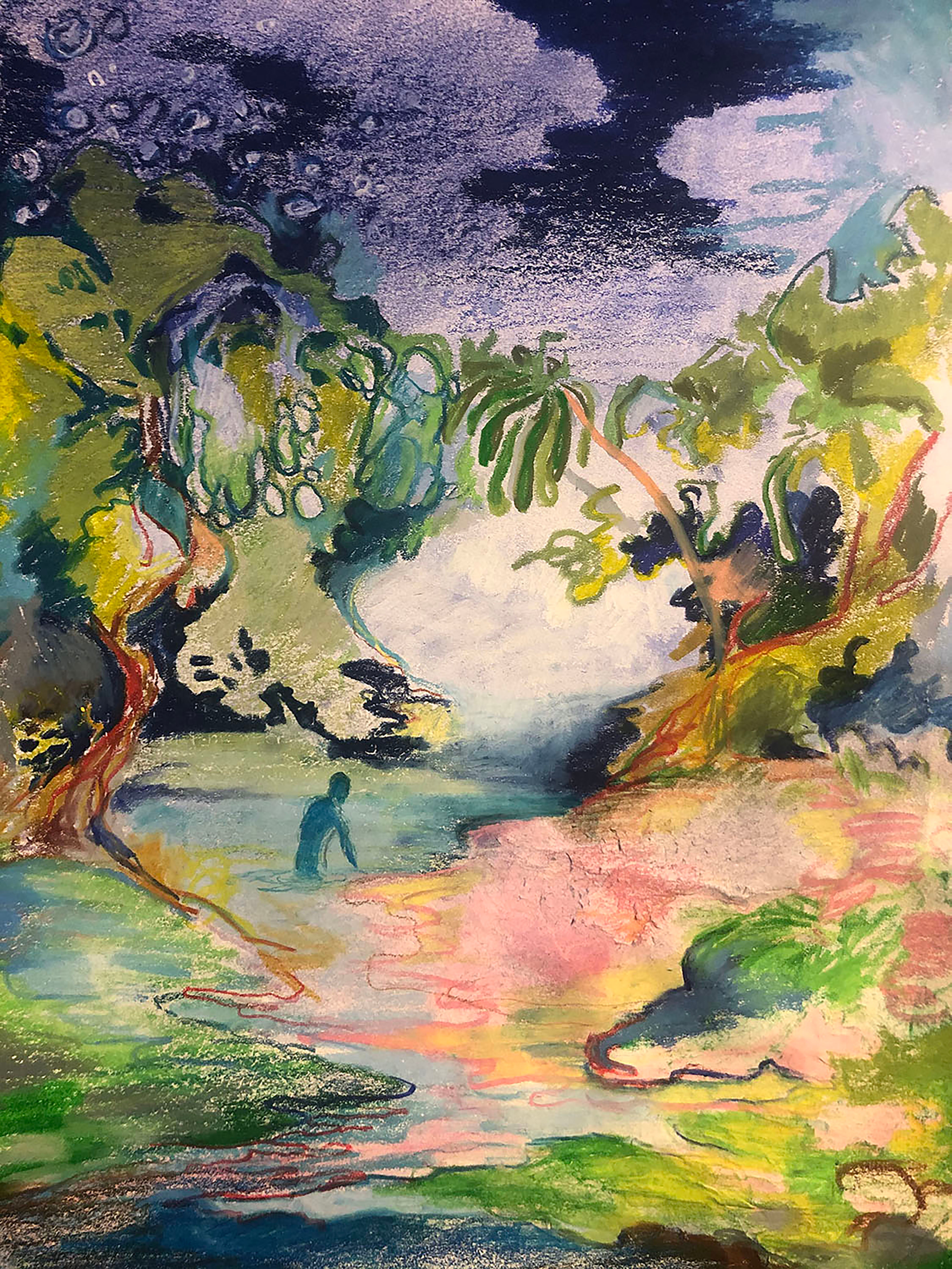 Mixed media work by Yan Diego Wilson