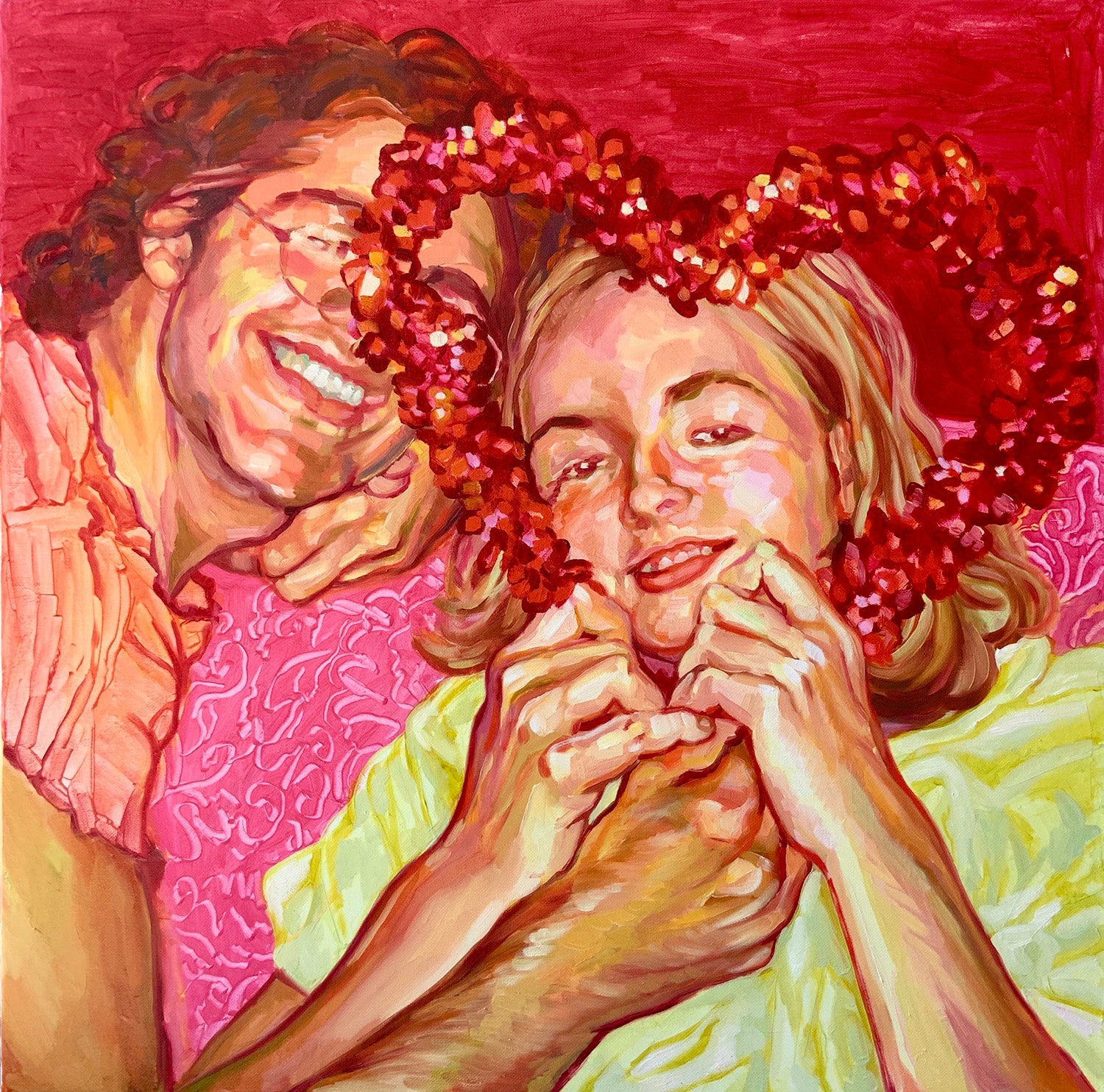 Painting by Hannah Reinhard