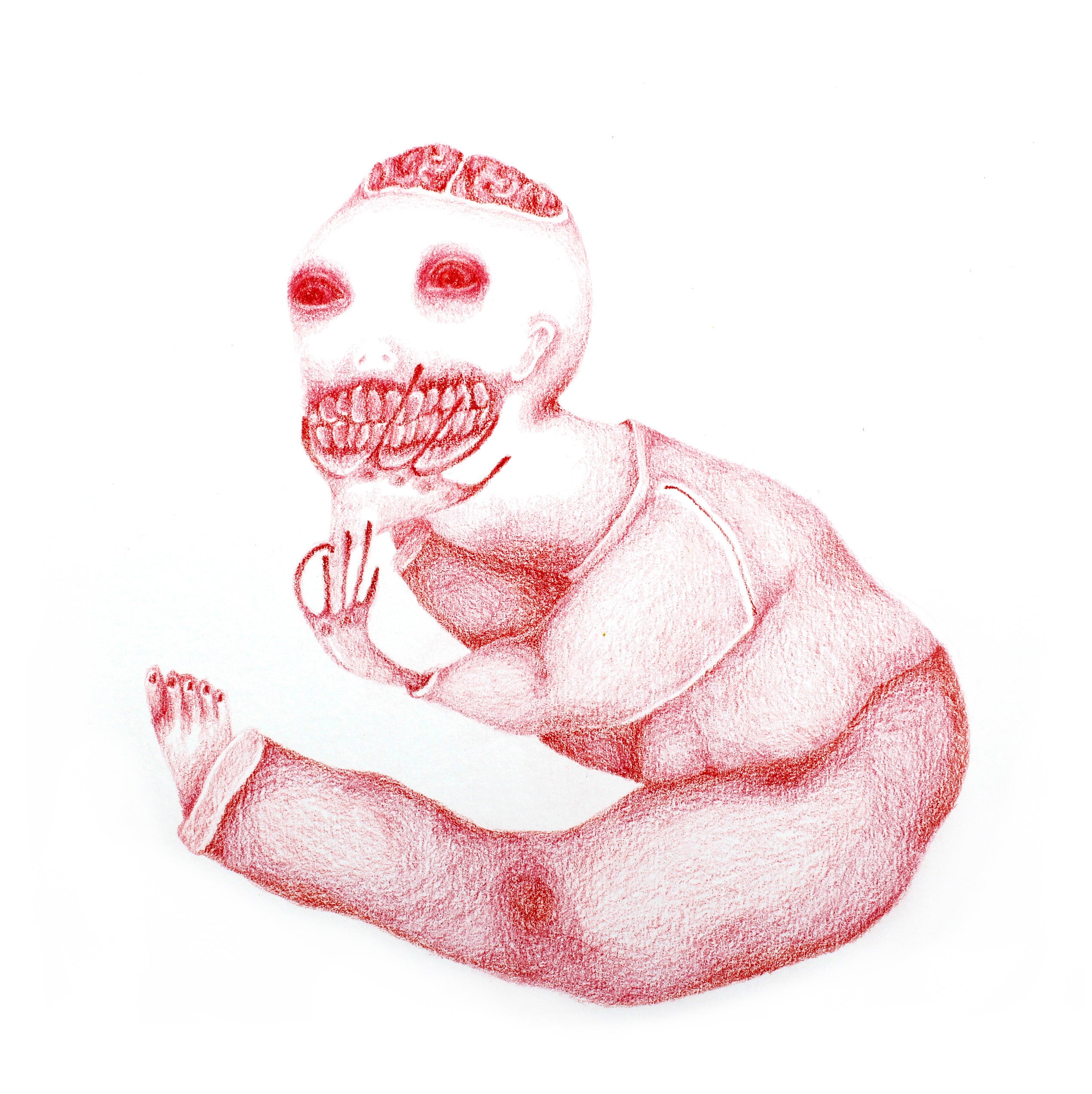 Colored pencil on paper