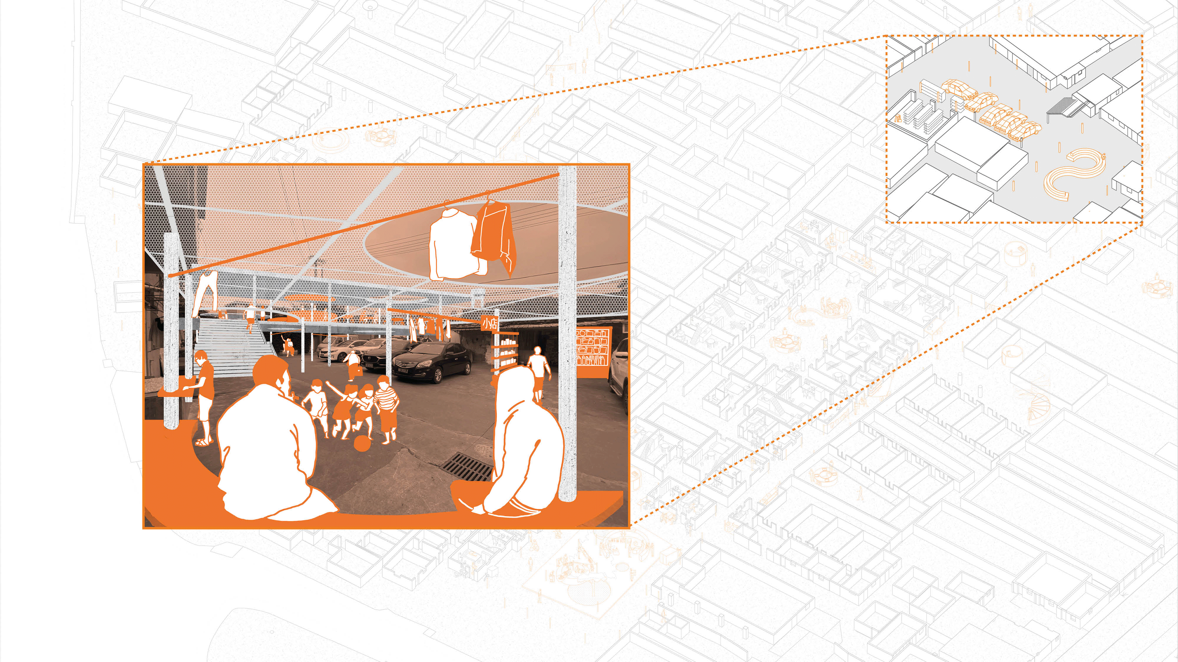 the correlation between the canopy and the platform