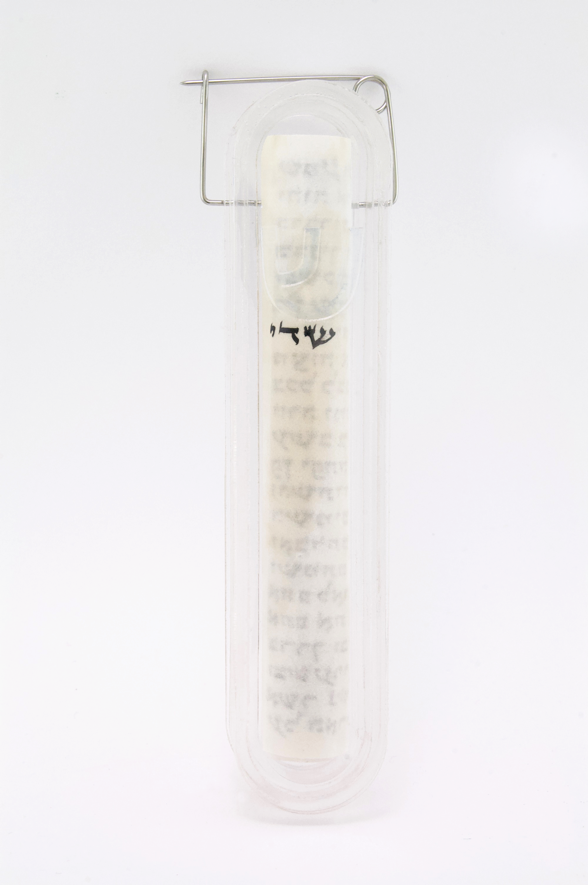 Clear mezuzah
