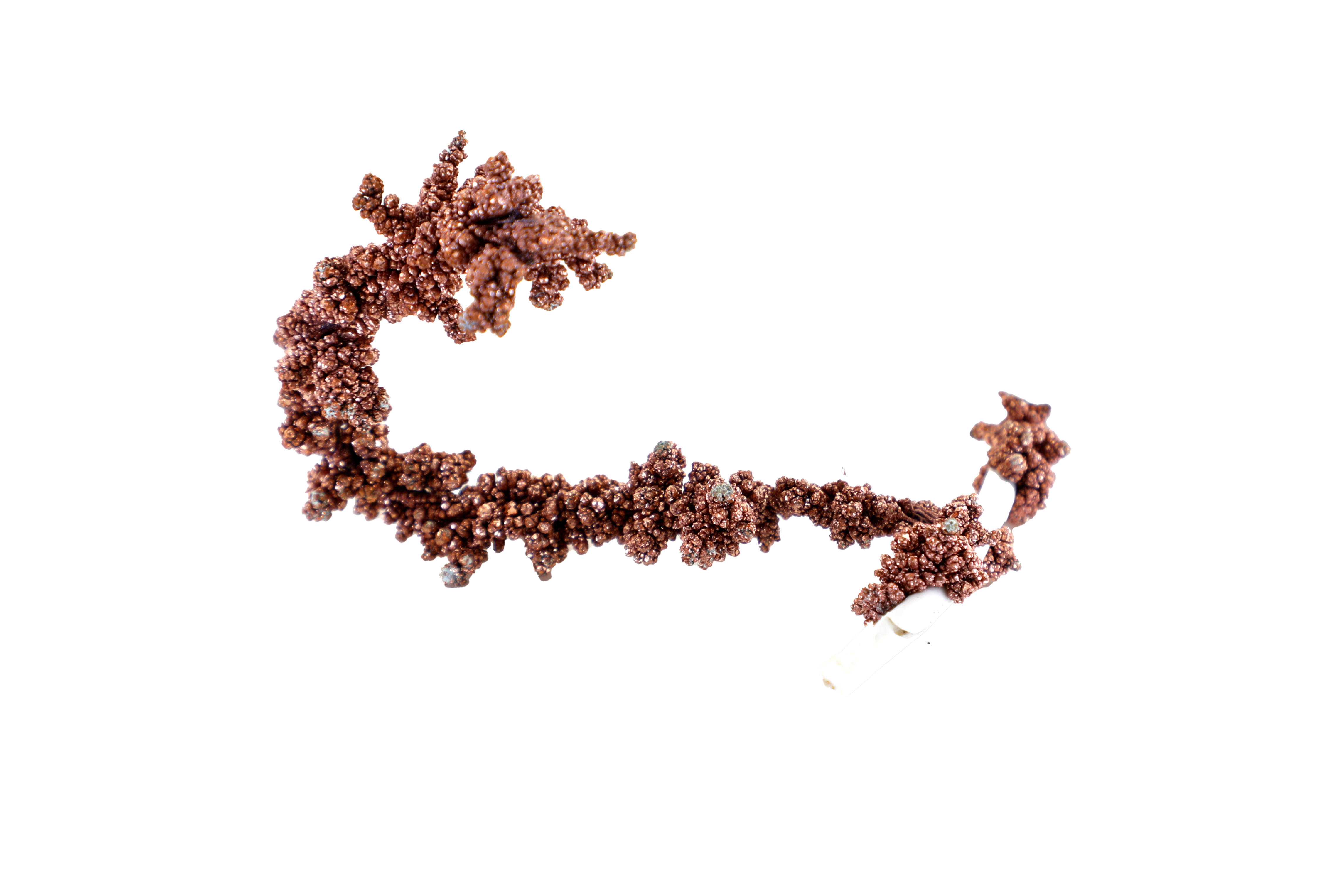 home-grown copper e-waste crystal