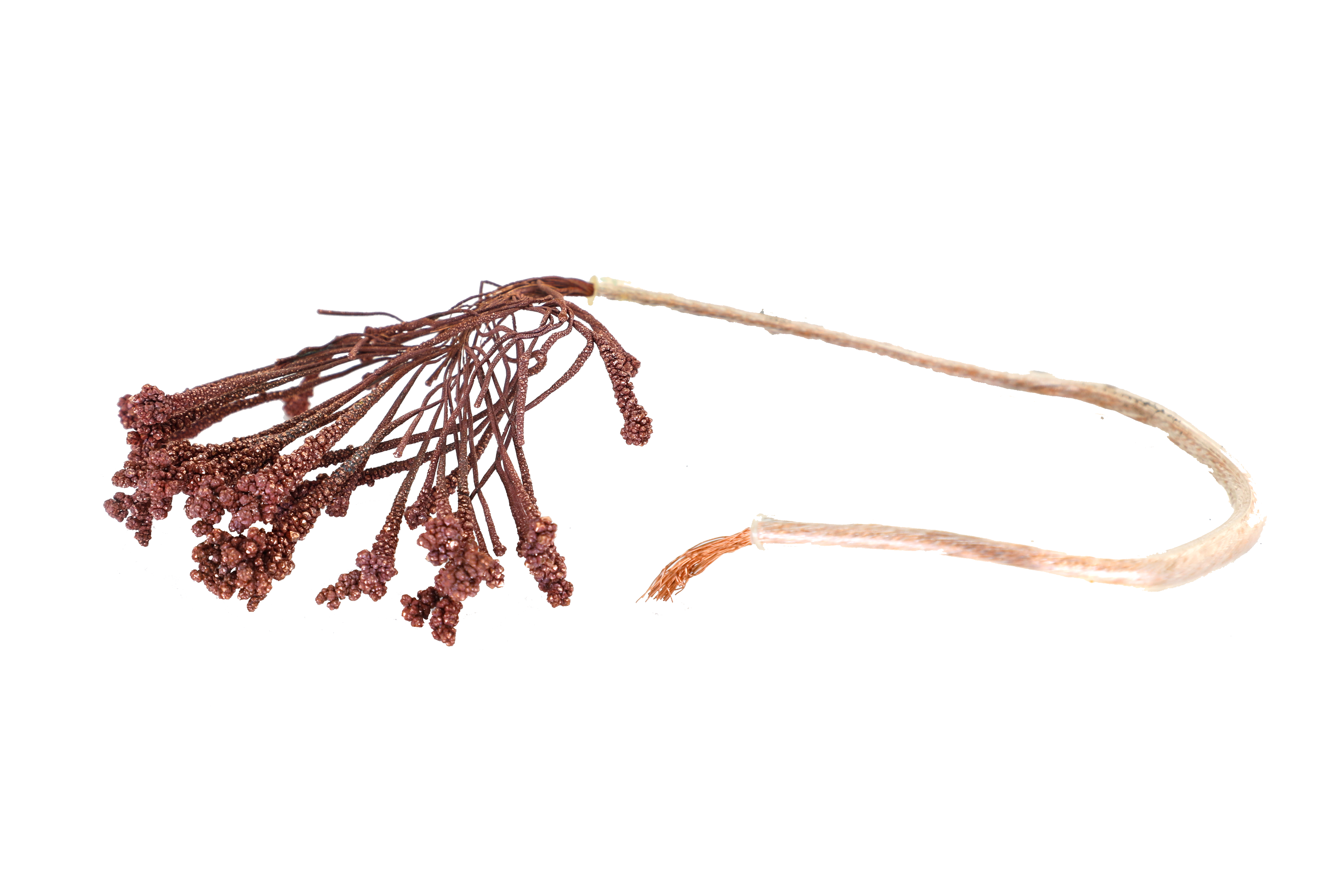 home-grown copper crystal