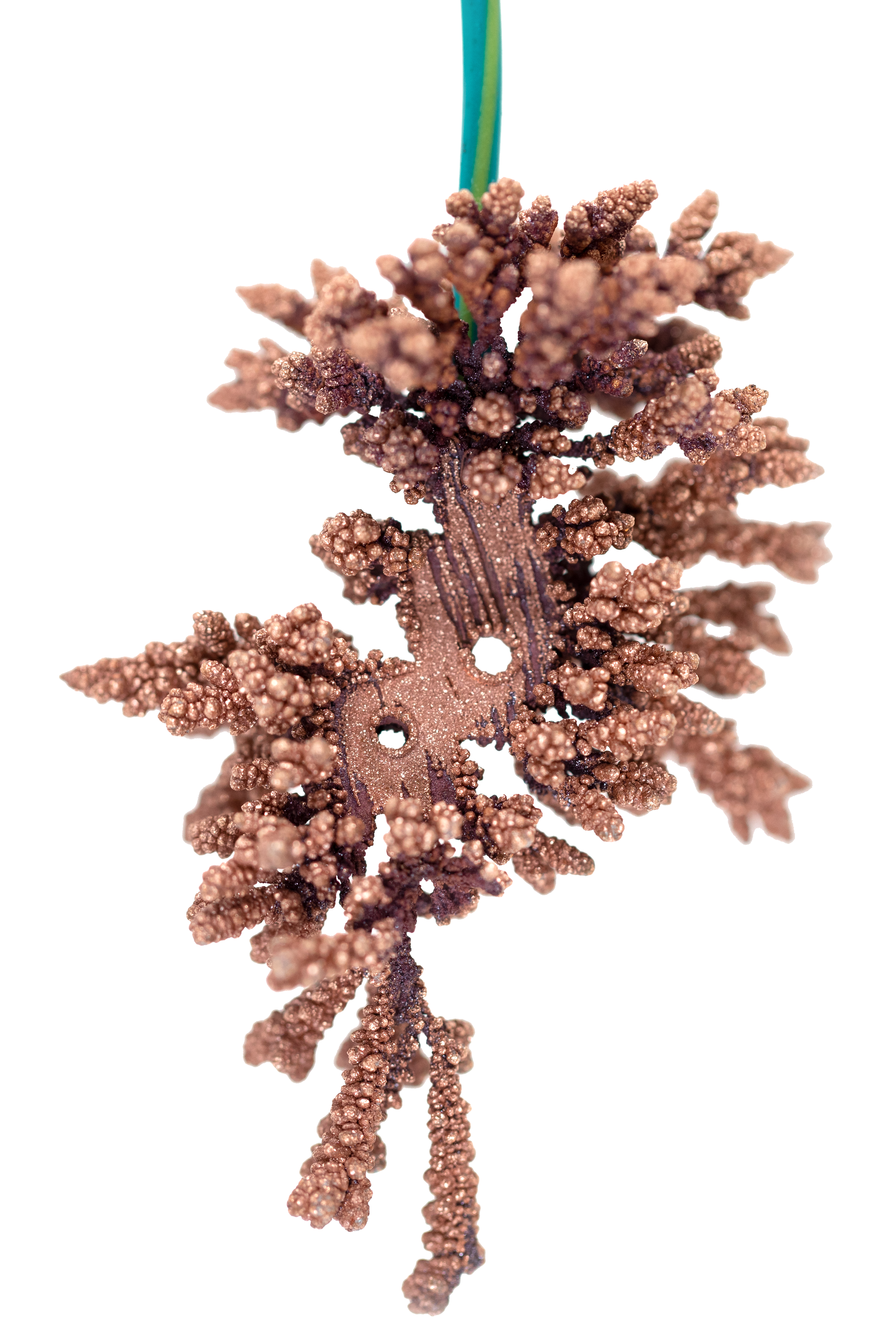 home-grown copper crystal