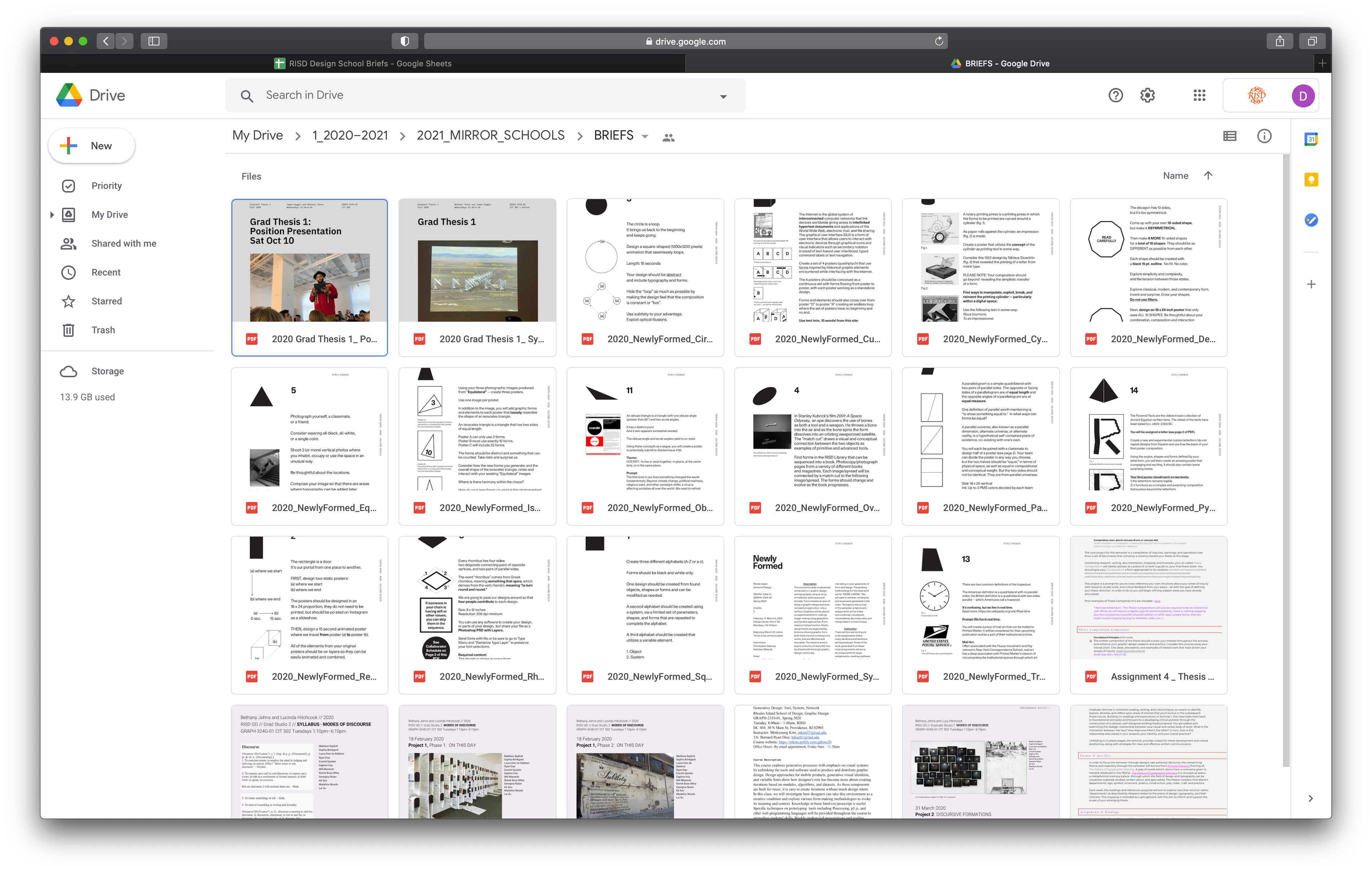 Design School Briefs mirror archive