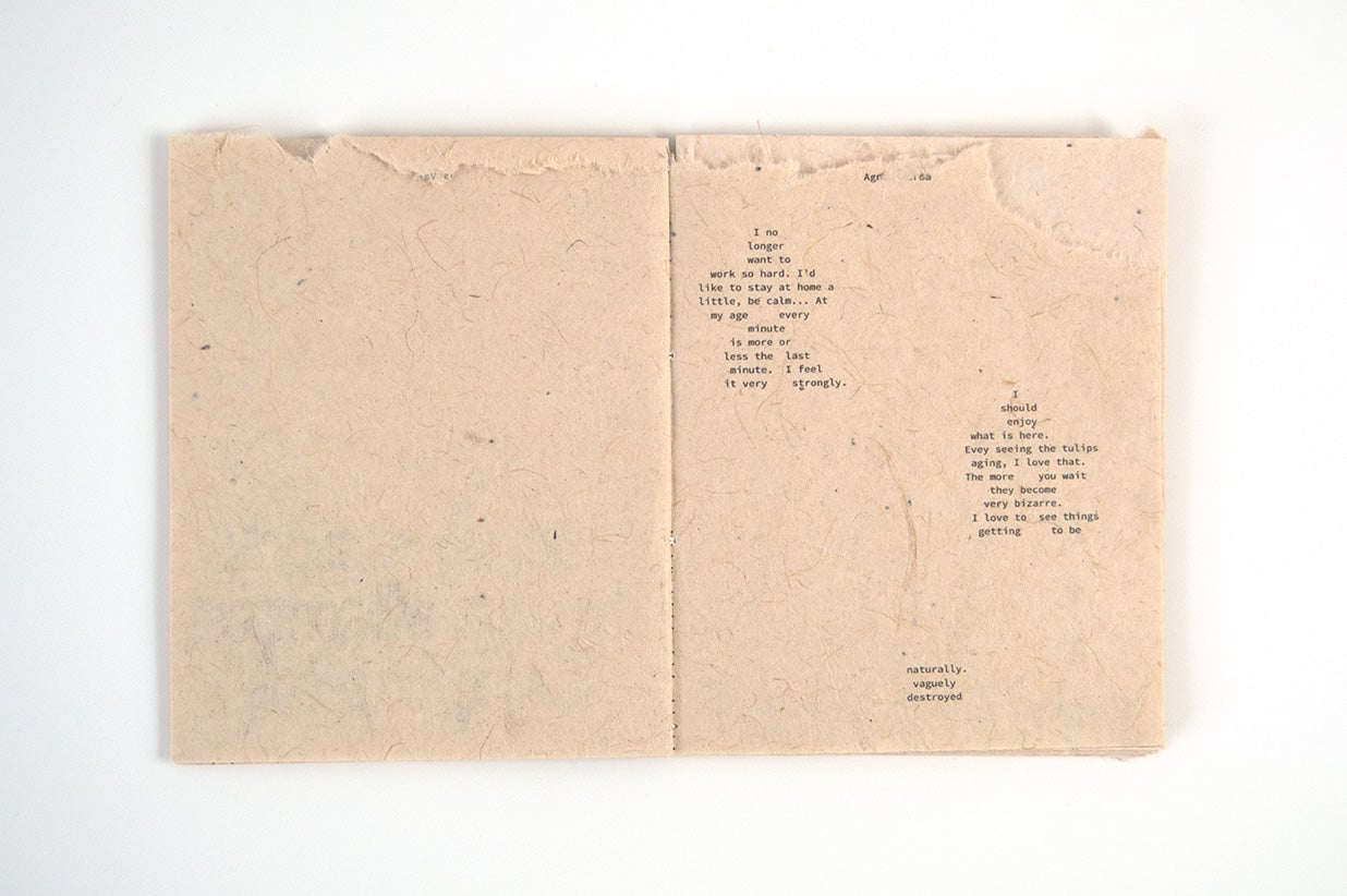 Page fold torn open