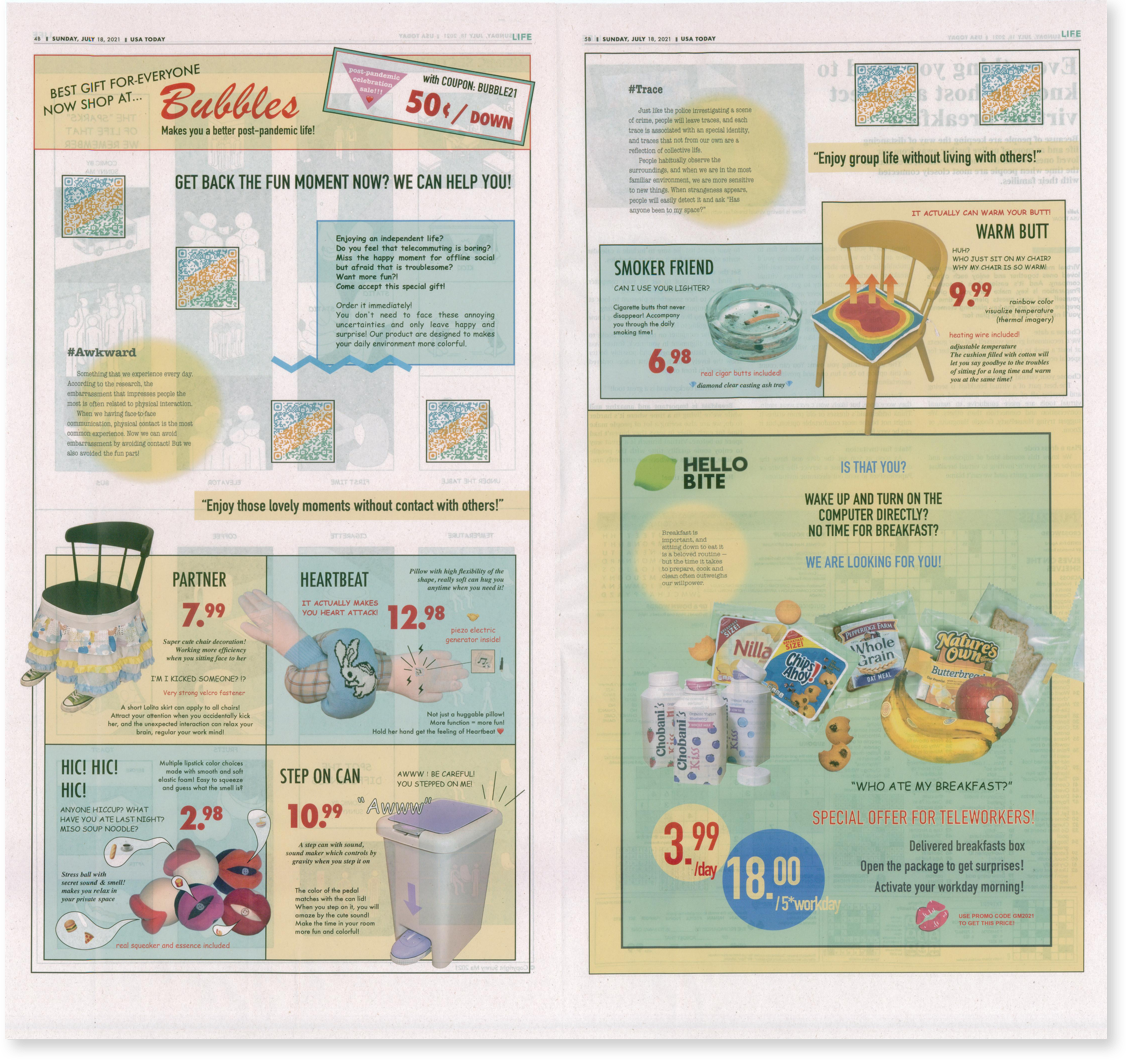 Newspaper Snapshot: Product Advertisements