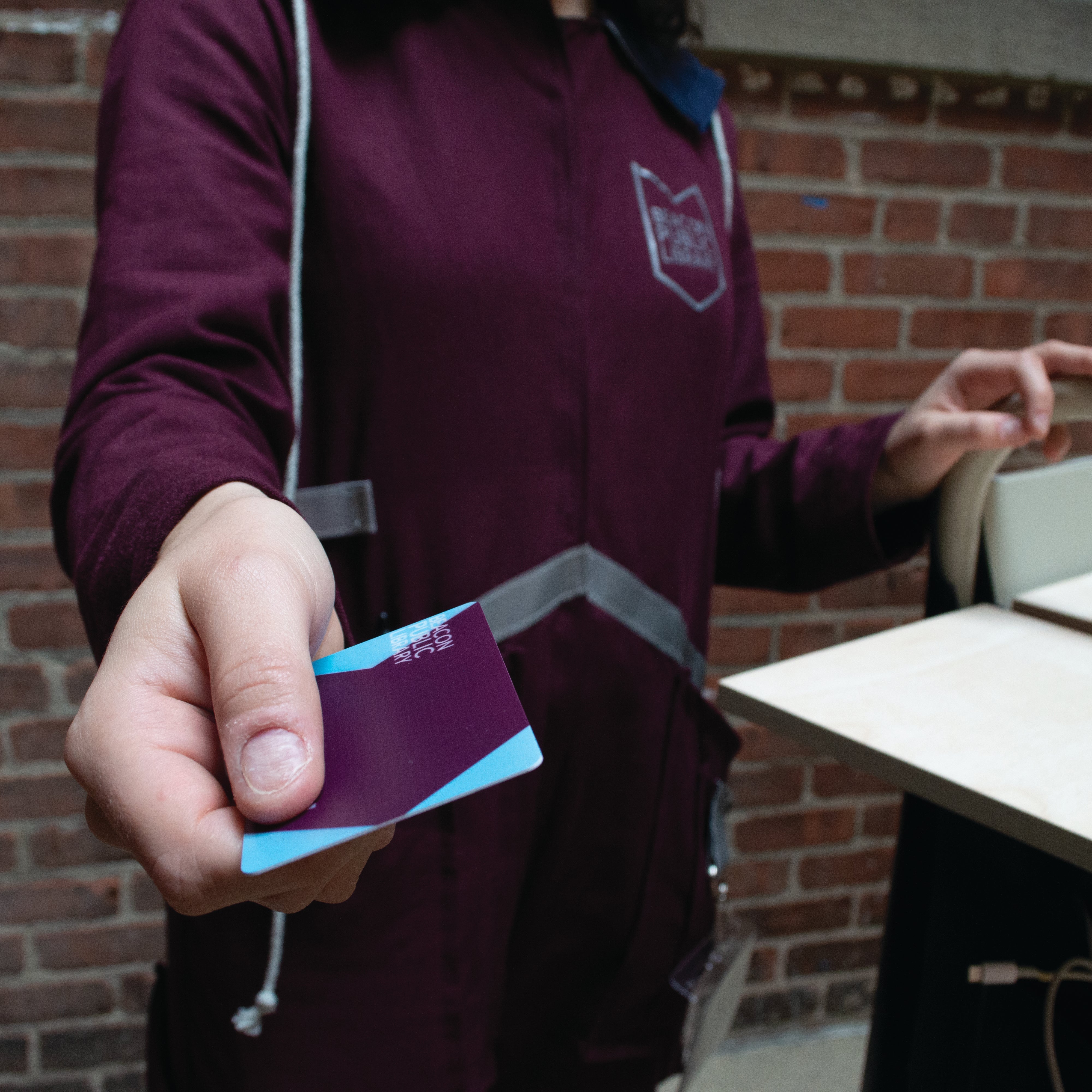 Beacon Public Library's library card