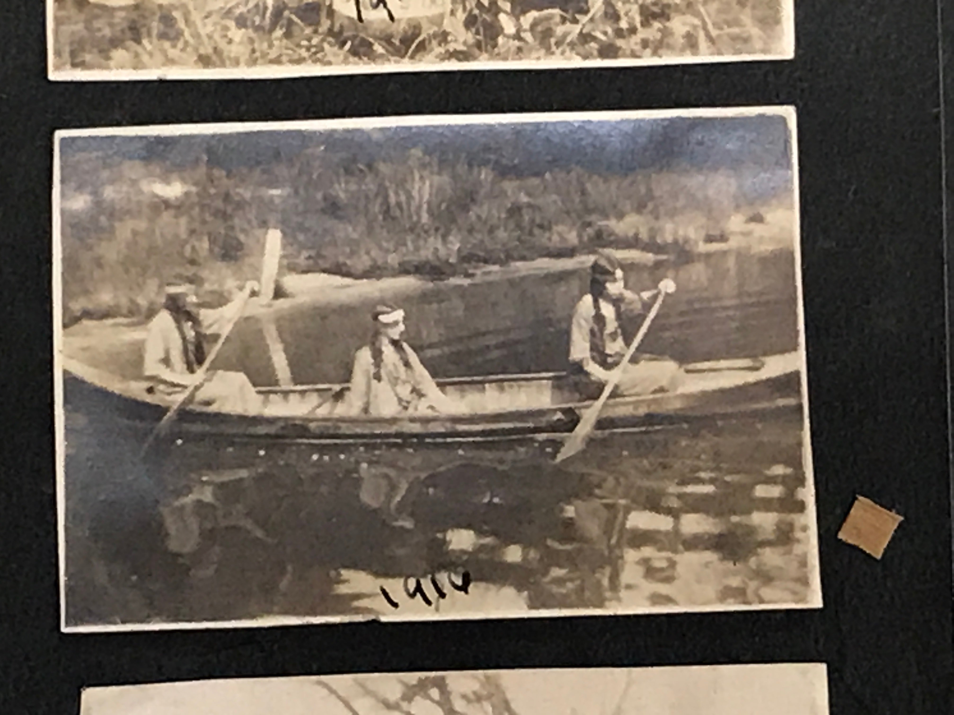 Camp fire girls rowing