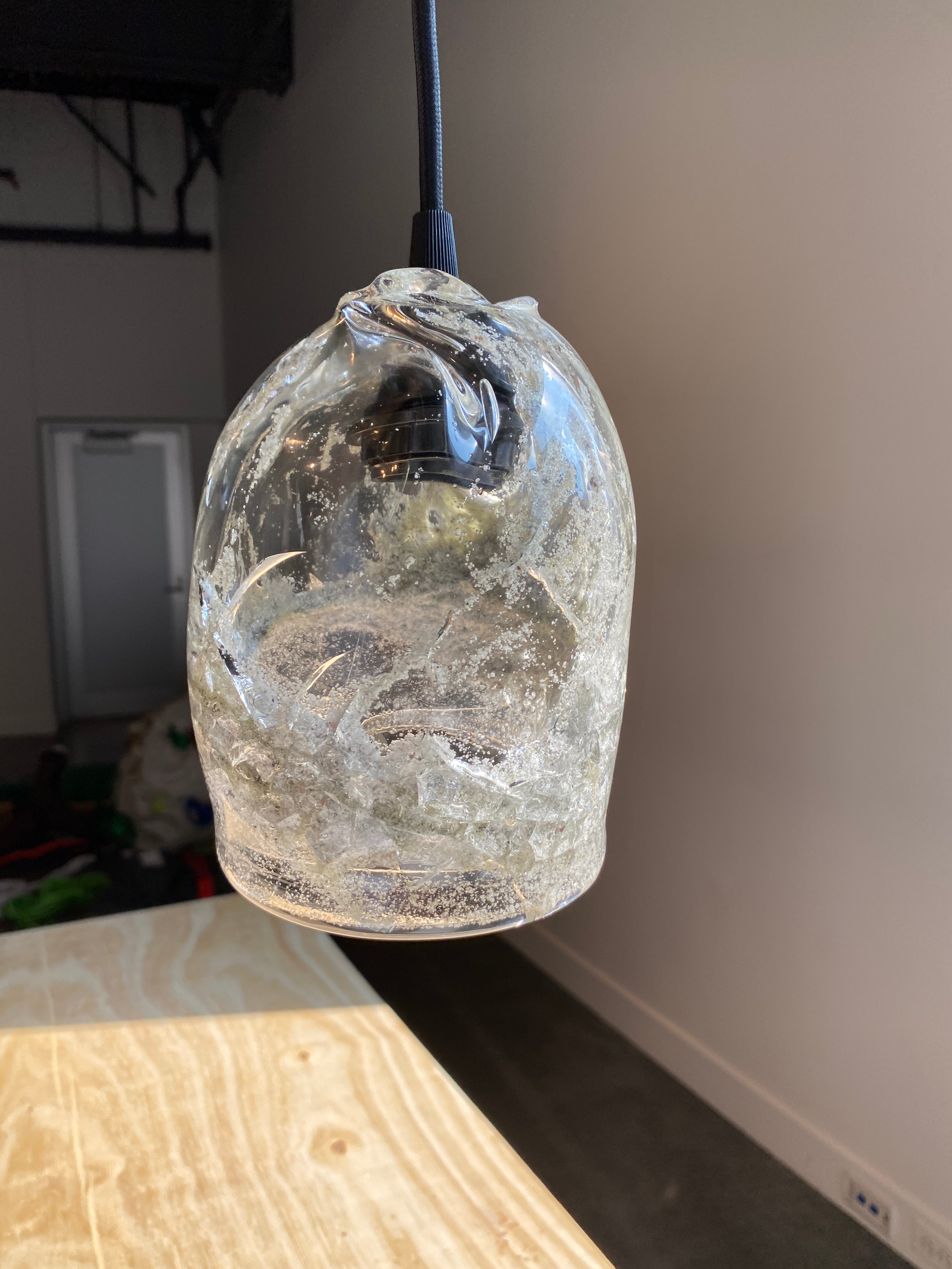 lampshade made of sand