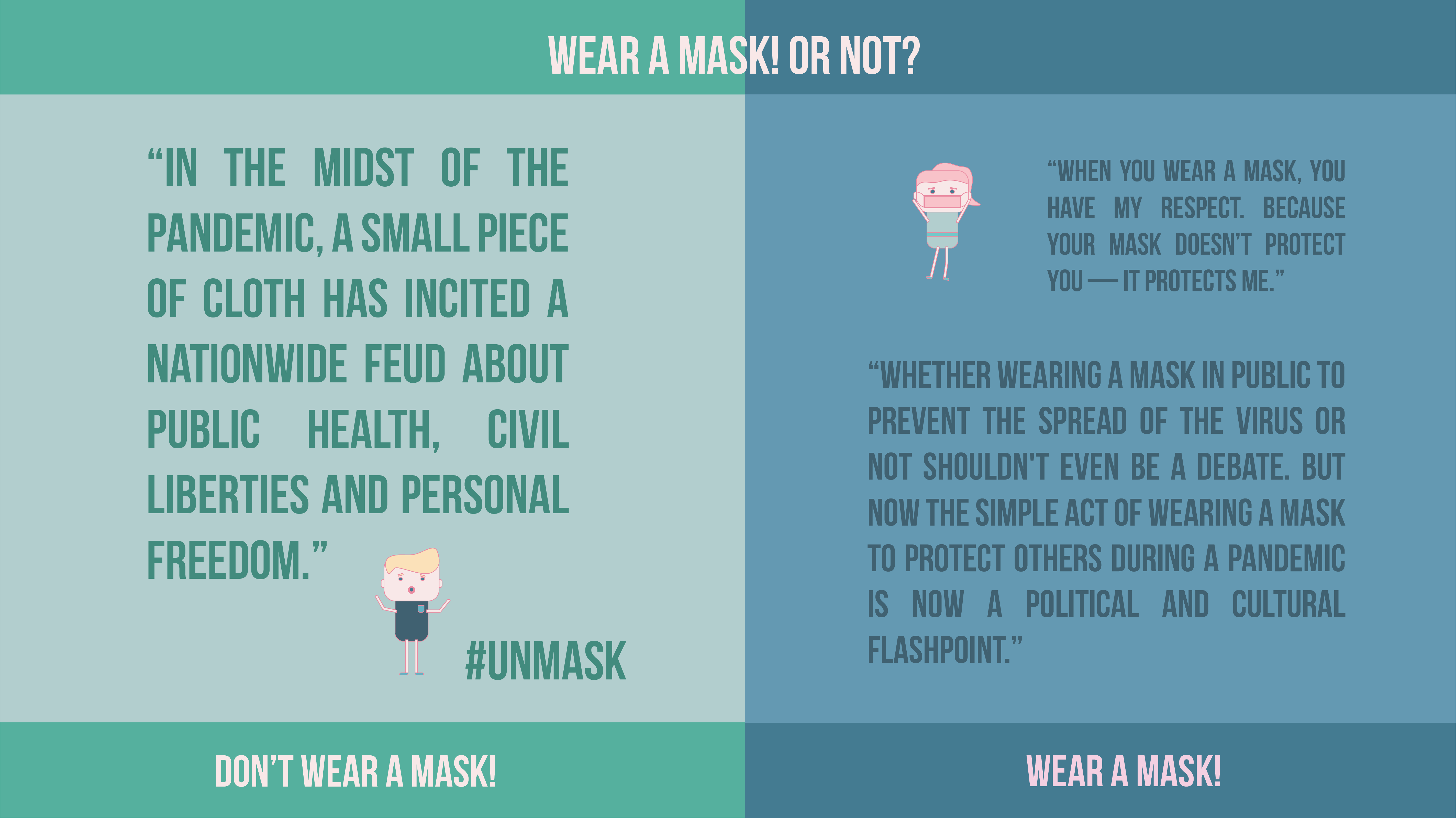 WEAR A MASK! OR NOT?