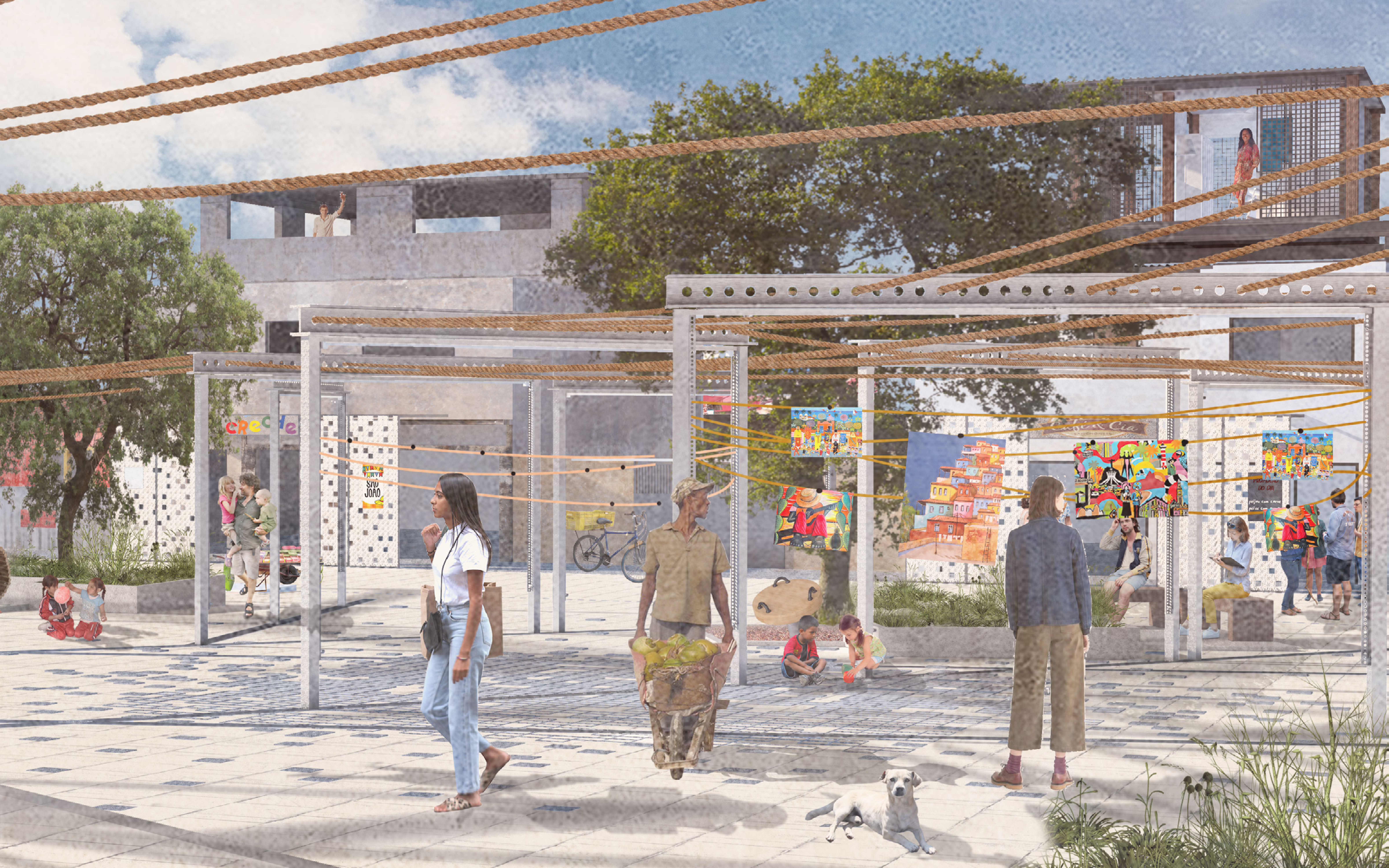 QUADRA VIEW - EXHIBITION BACKDROP