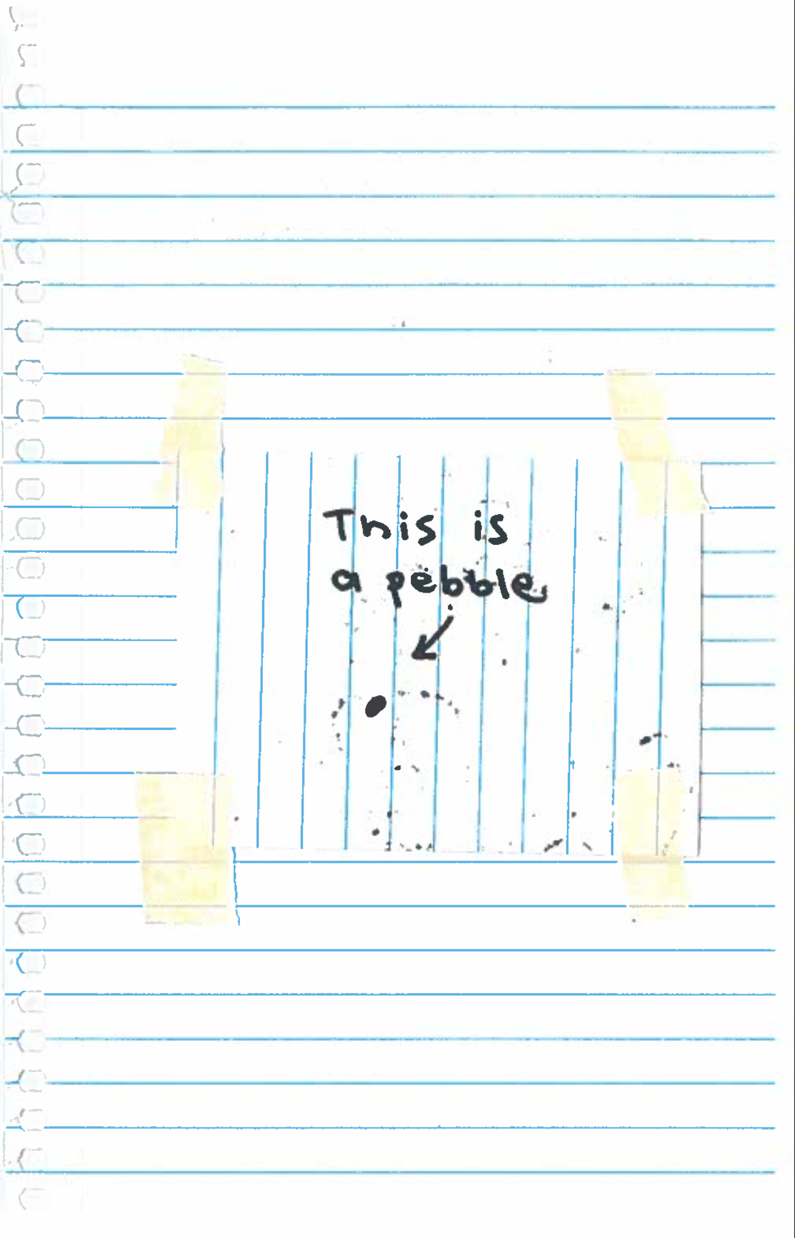 This is a pebble
