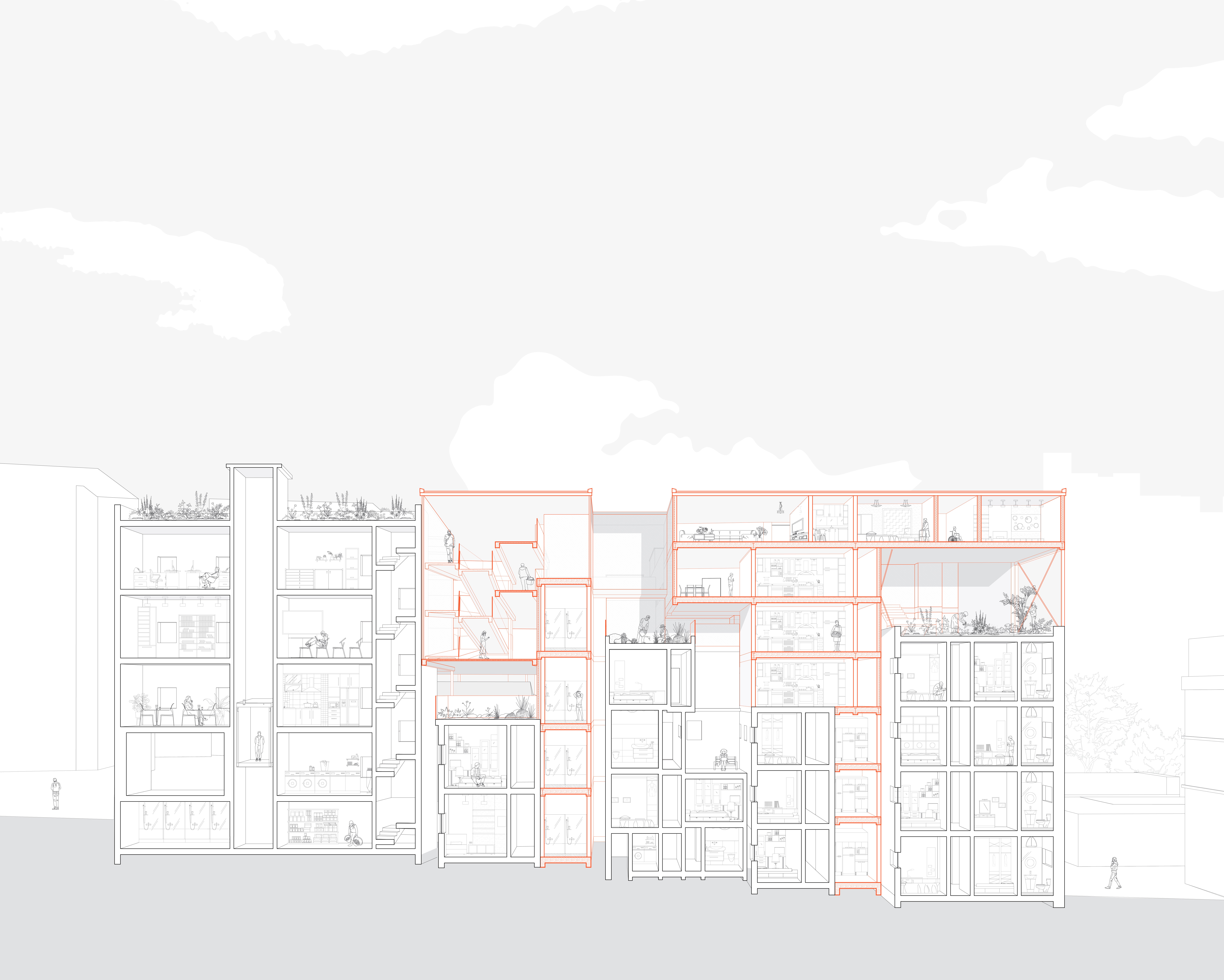 Unraveling the living sectional perspective