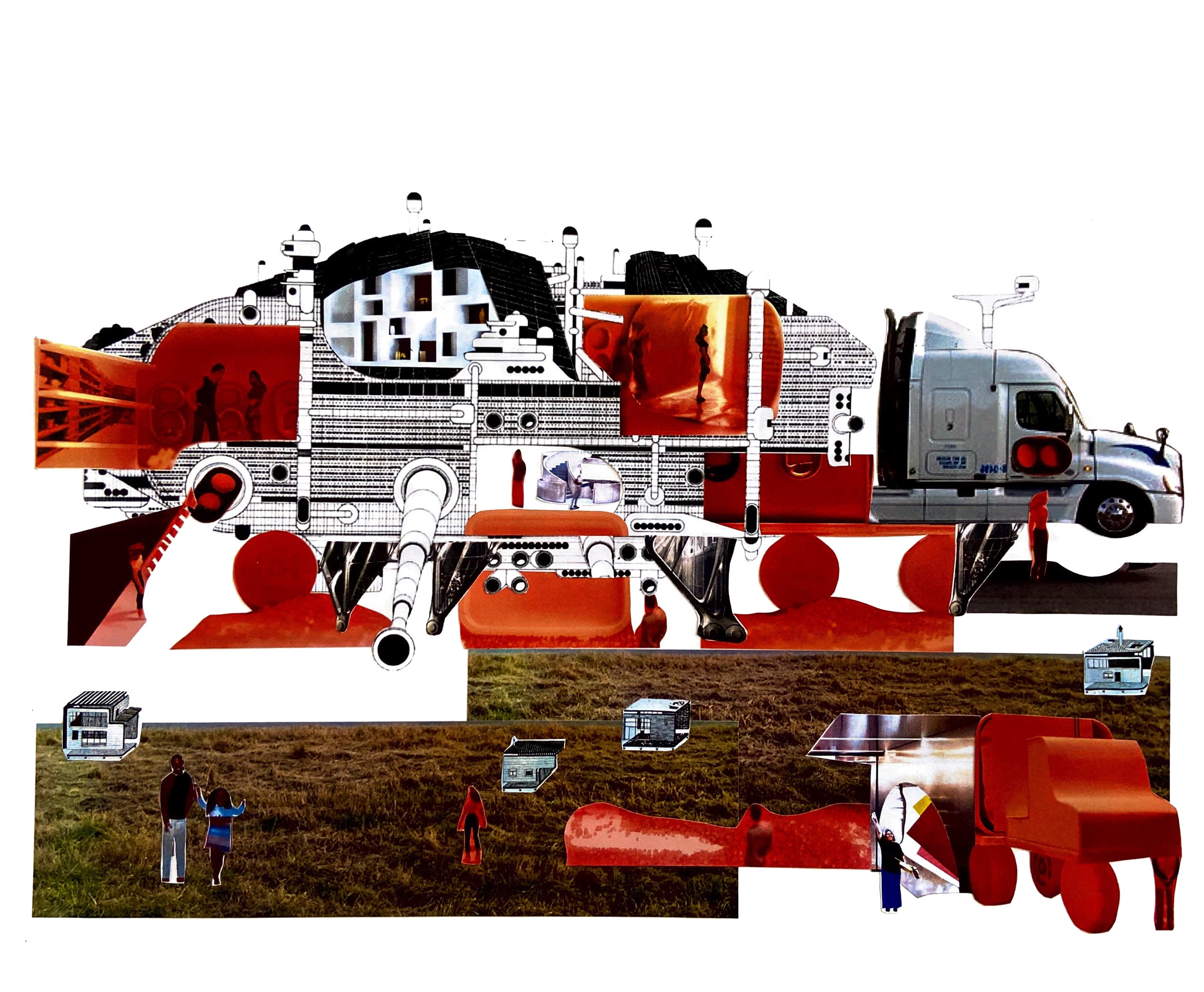 Site 2: Archive on Wheels - Archigram, Walking City