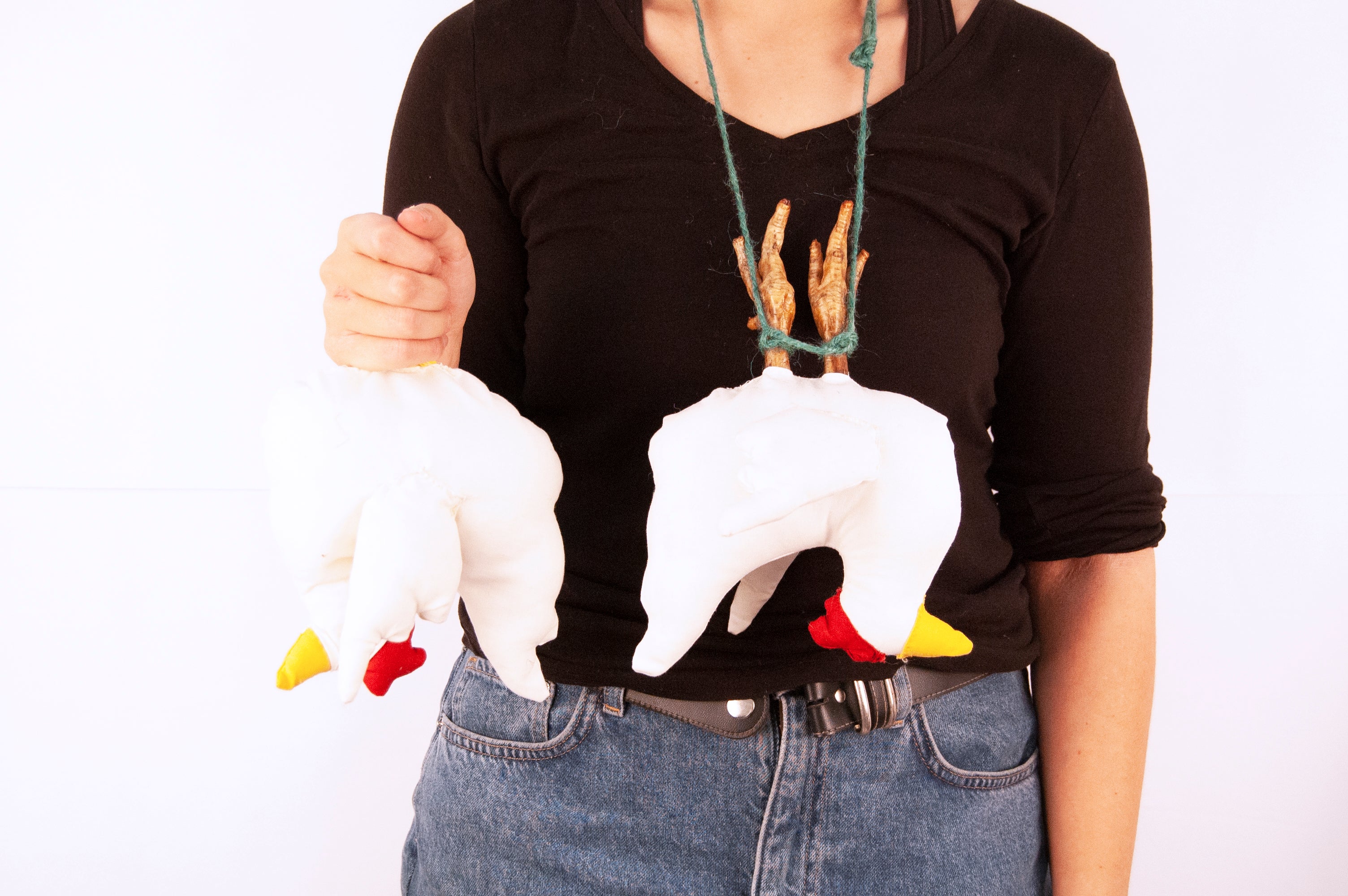 Chickens held