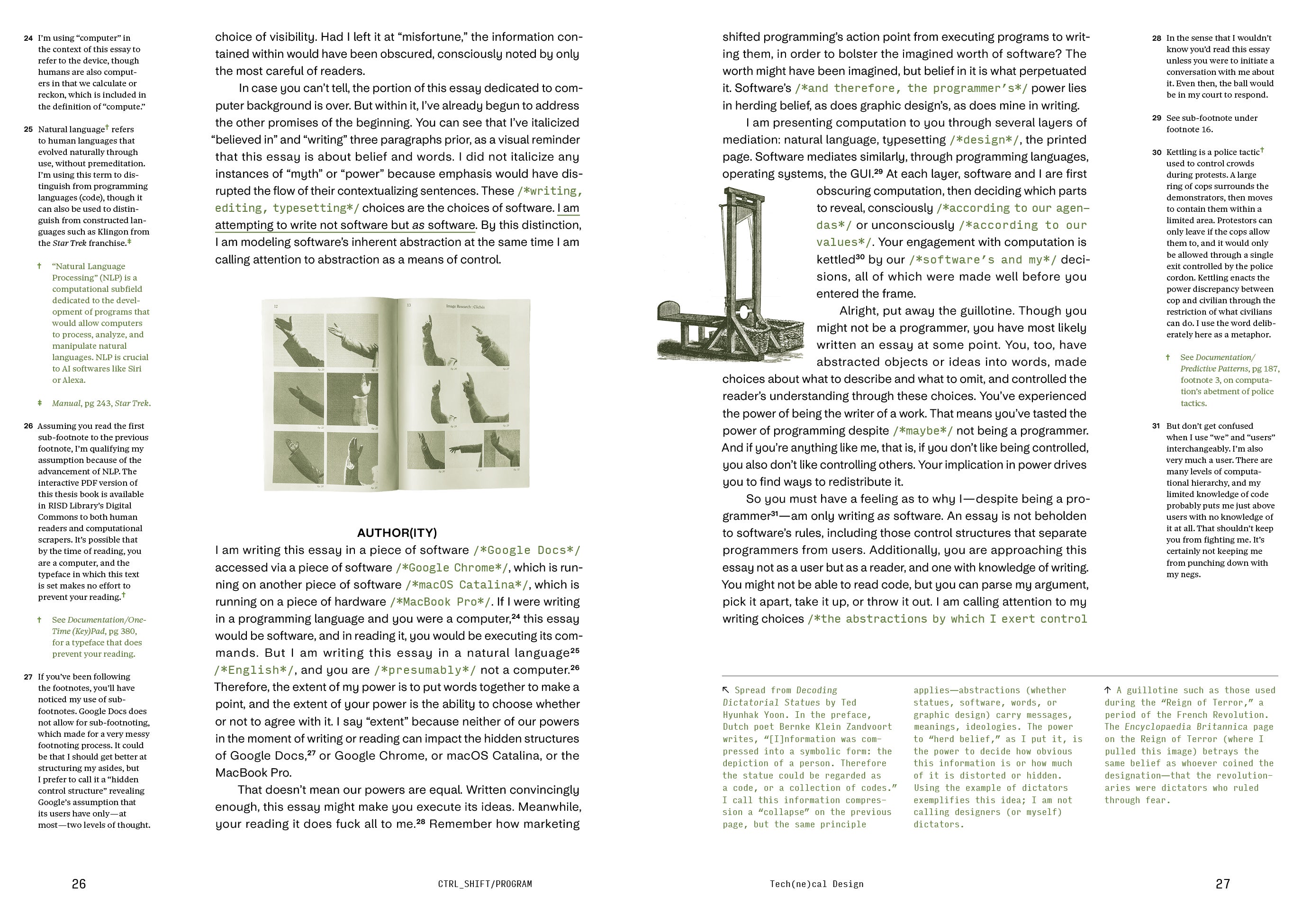 Spread from introduction to CTRL SHIFT