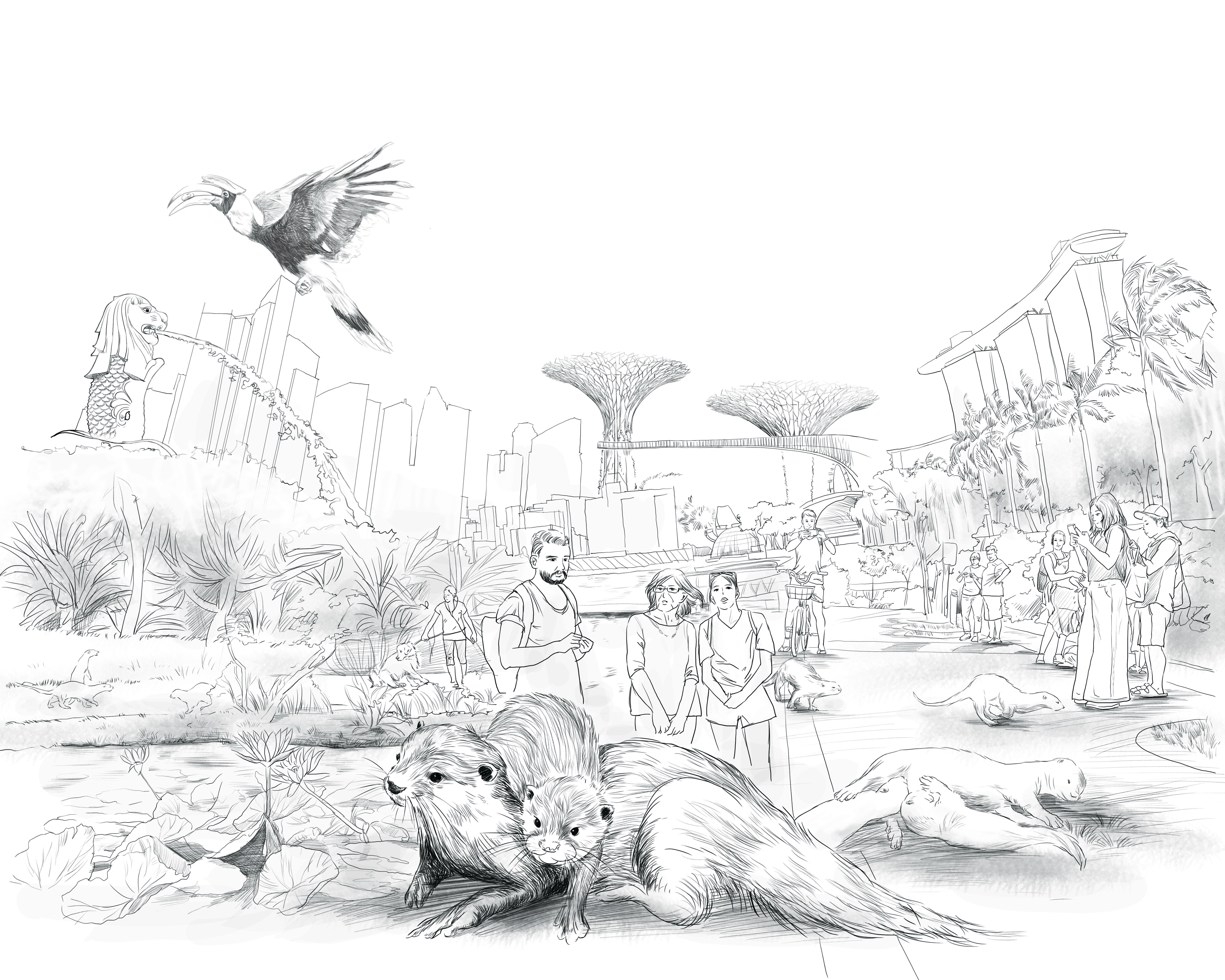singapore existing sketch