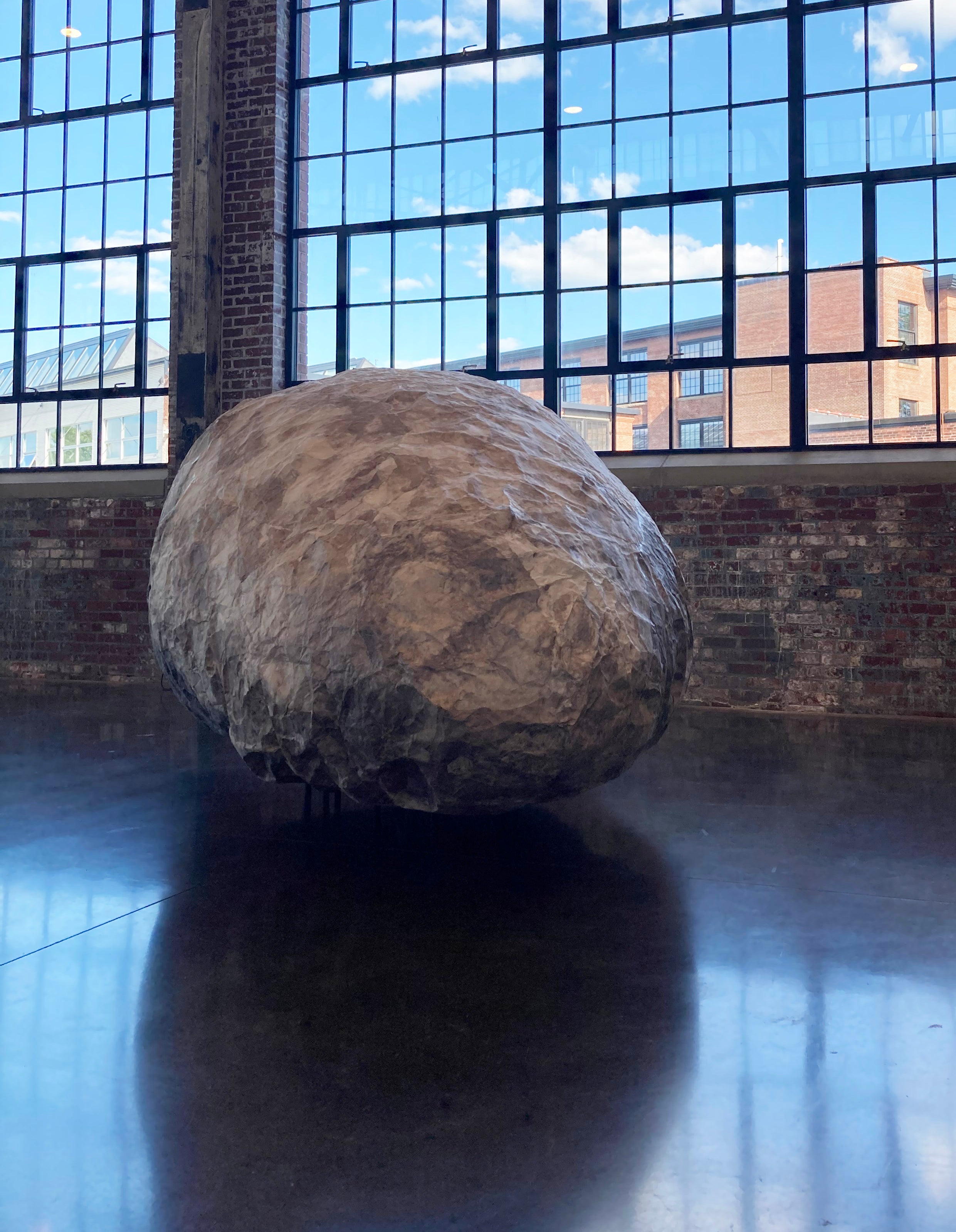 boulder on site