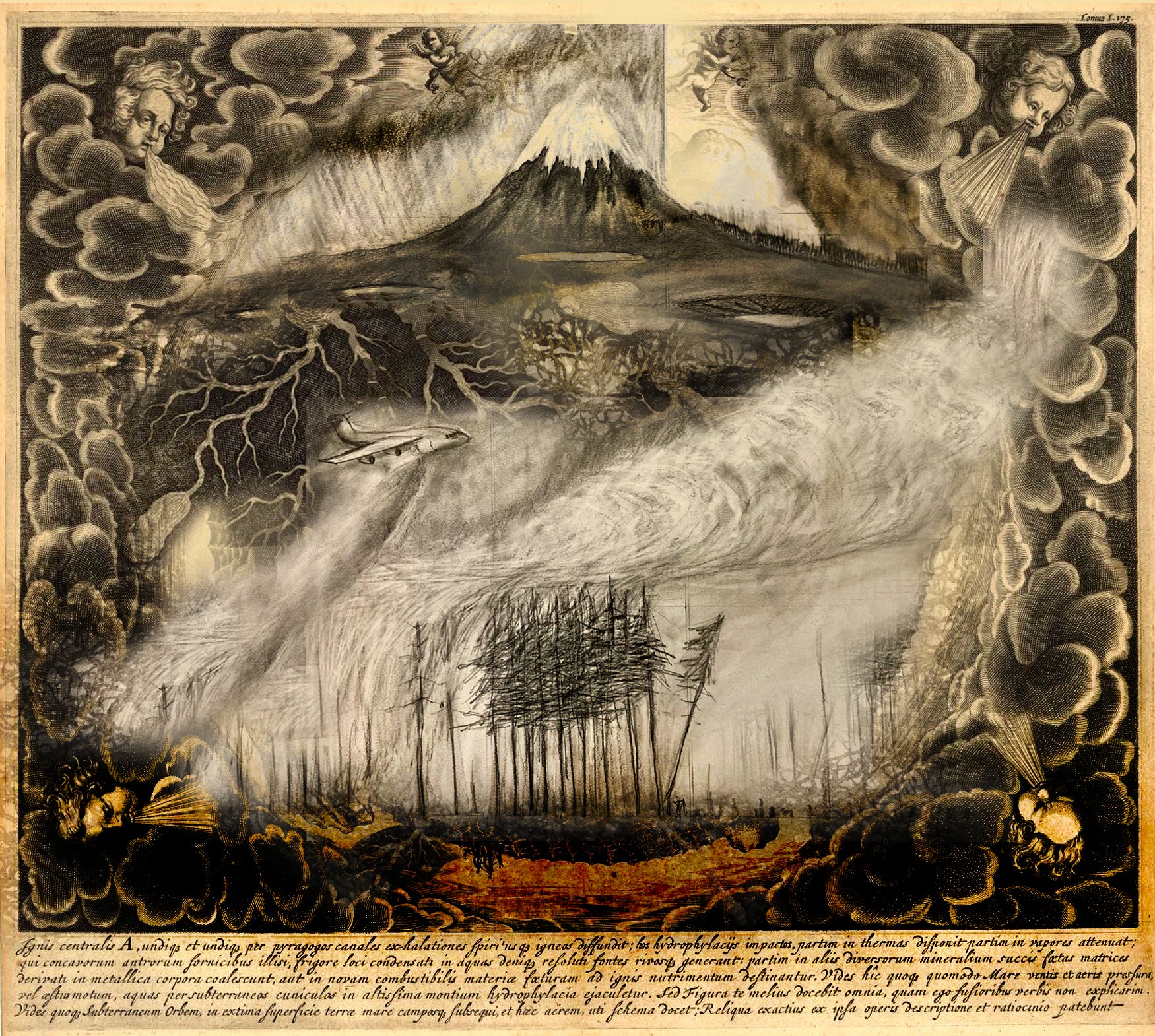 collage of fire ecology